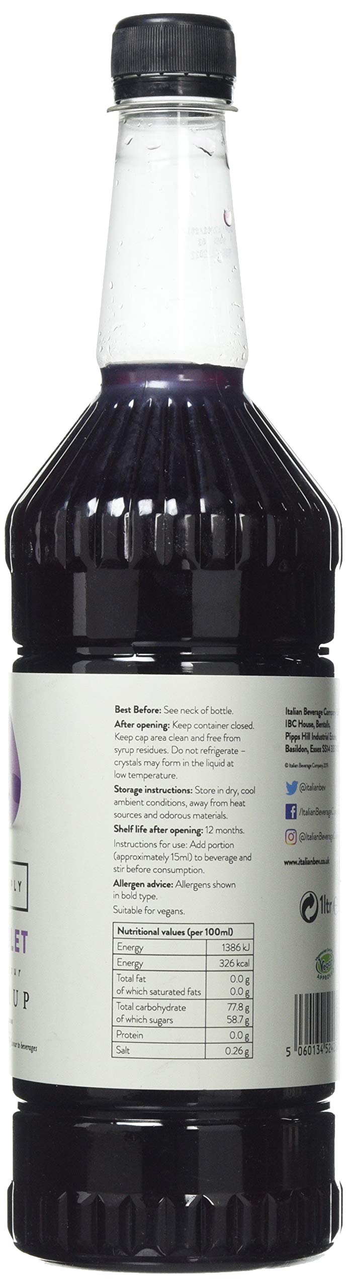 Simply - Veilchensirup, 1 L