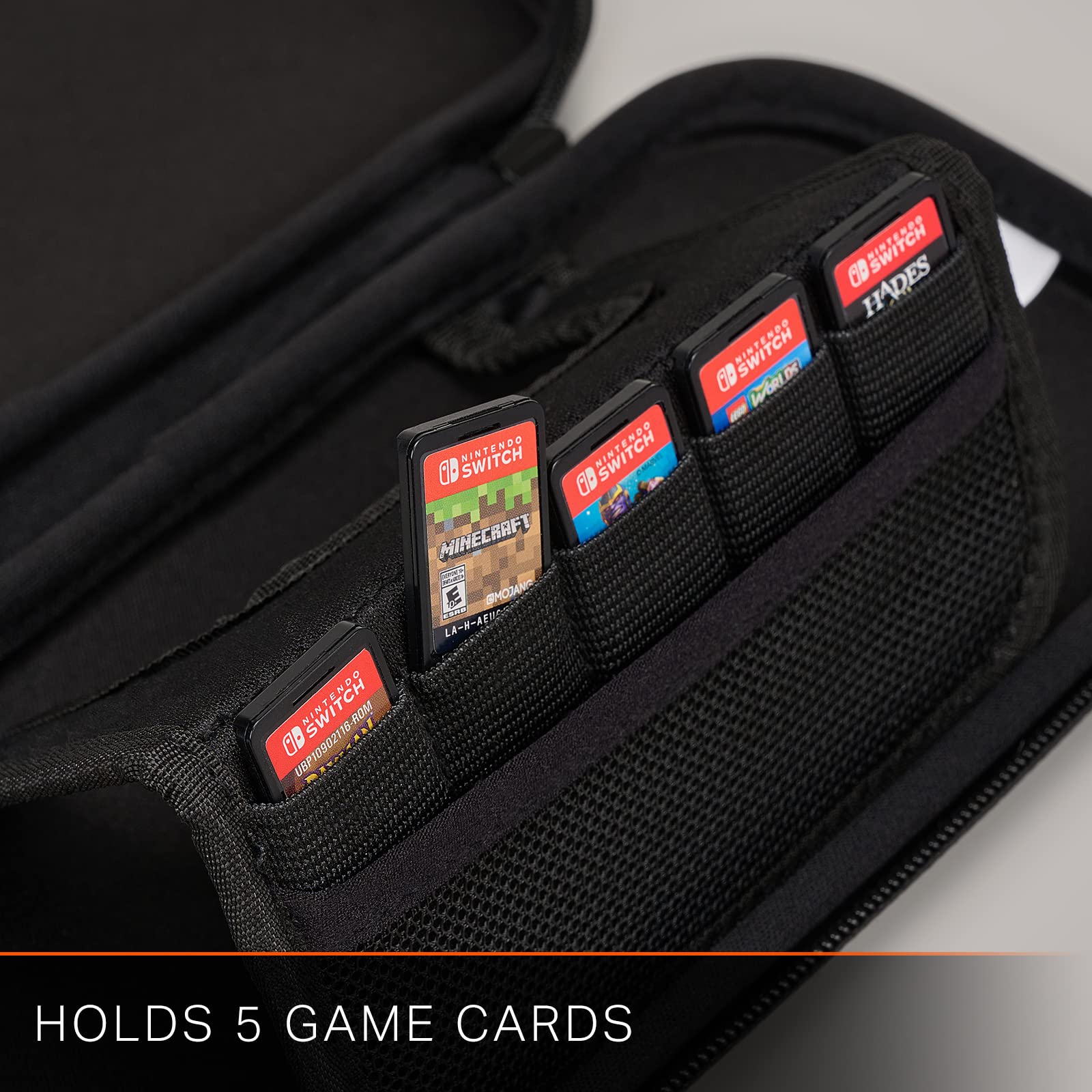 PowerA Slim Case für Nintendo Switch – OLED-Modell, Switch und Switch Lite – Anthrazit