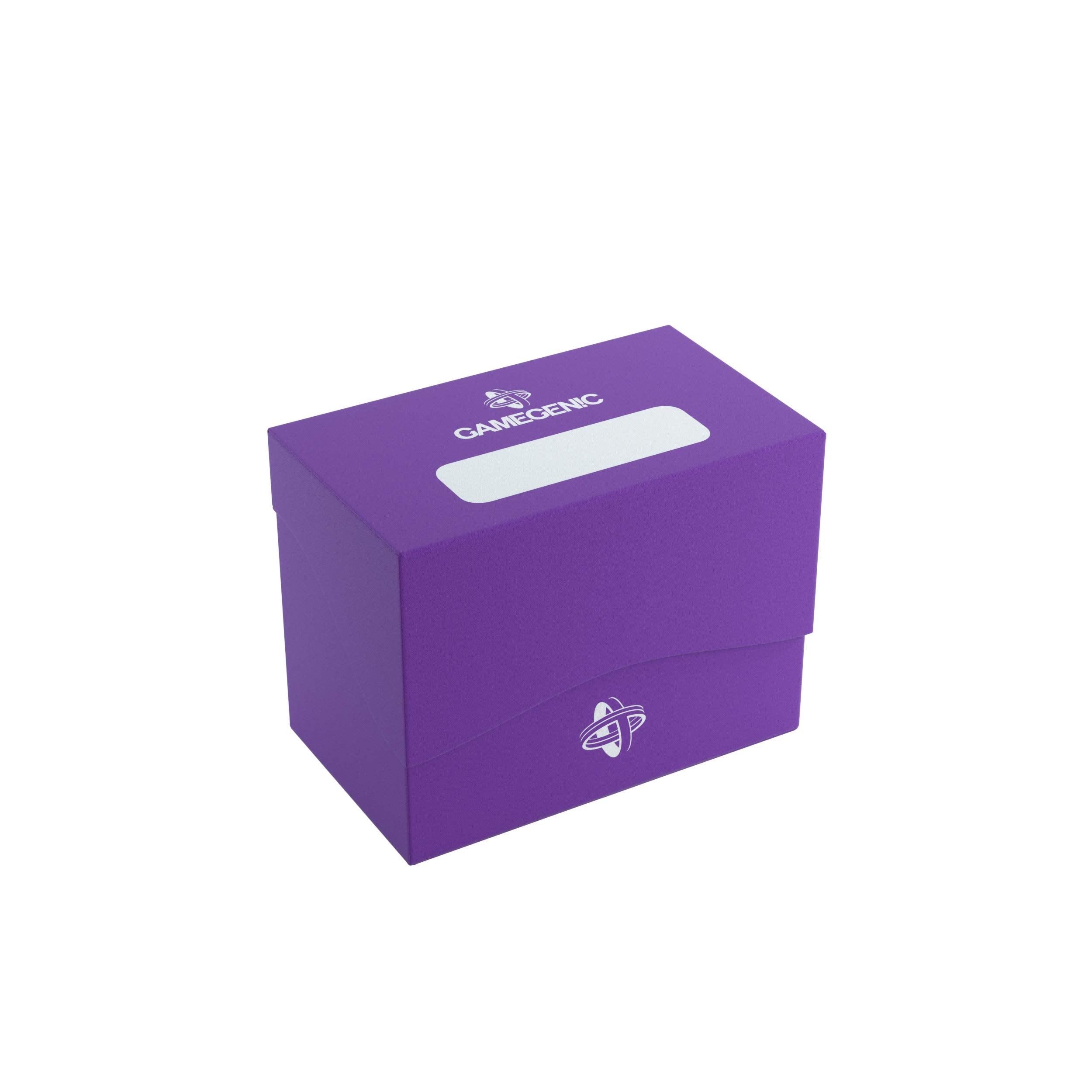 Gamegenic 80-Karten-Seitenhalter – Lila Deckbox für Sammelkartenspiele