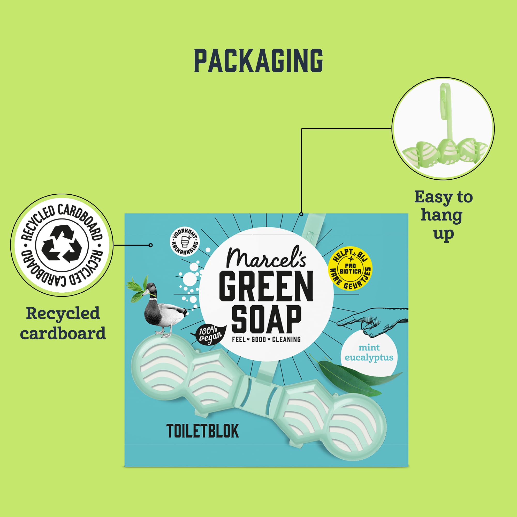 Marcel's Green Soap - Toilettenstein mit Minze und Eukalyptus