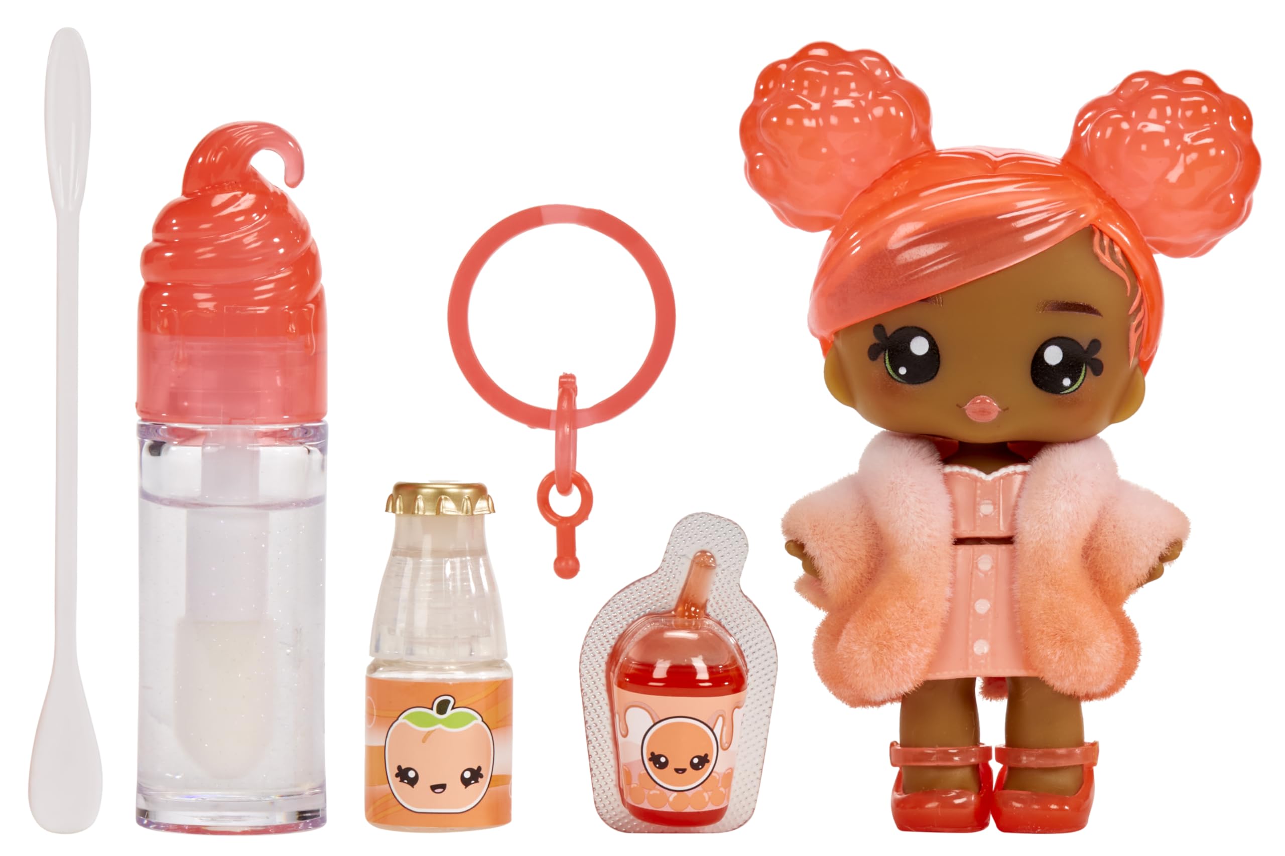 Yummiland Piper Peach Puppe – Duftfigur mit DIY-Lipgloss-Set – ab 4 Jahren