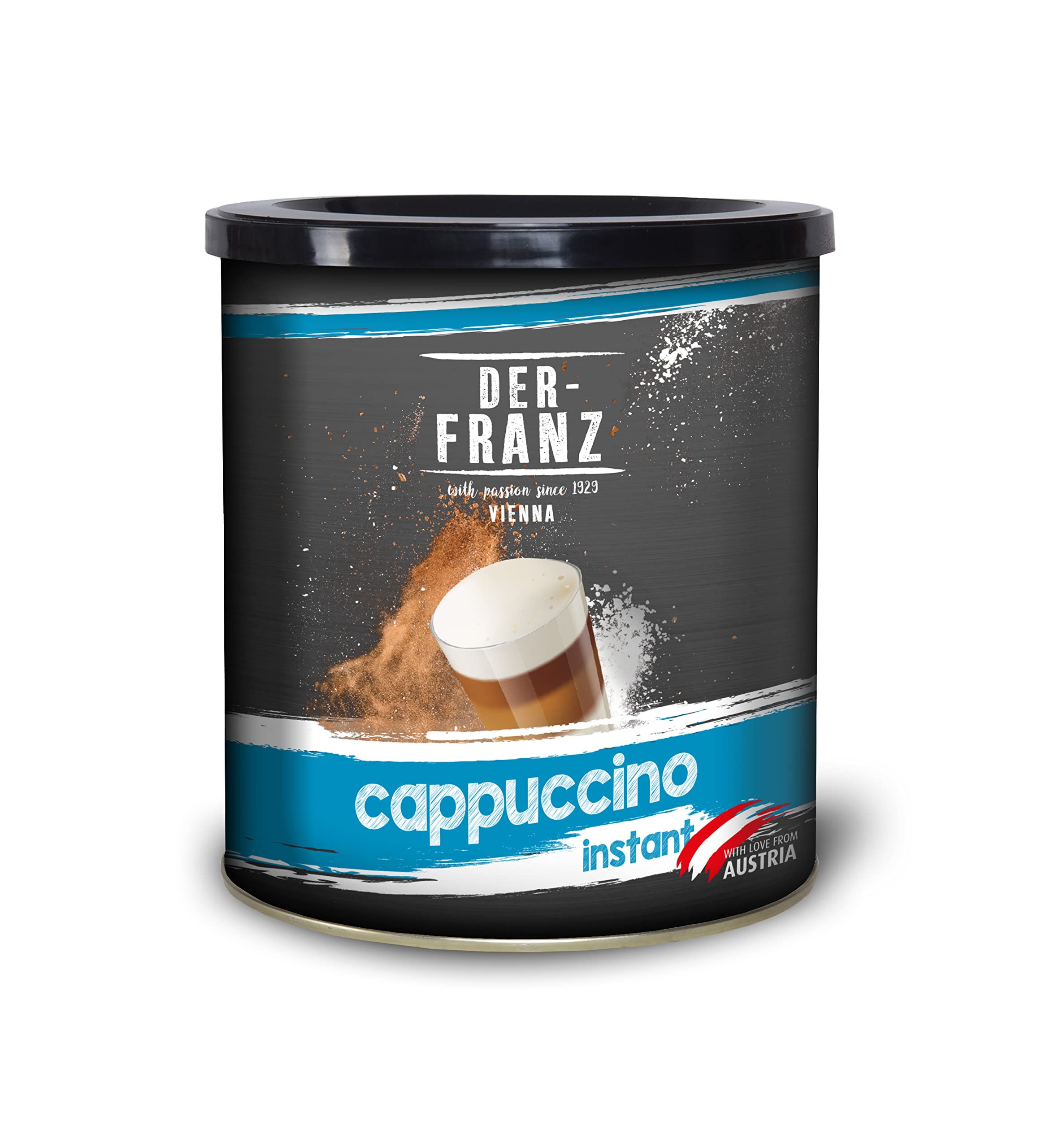 Der-Franz Instant Cappuccino 500 g – Fertige Cappuccino-Mischung mit 15,5 % Instantkaffee