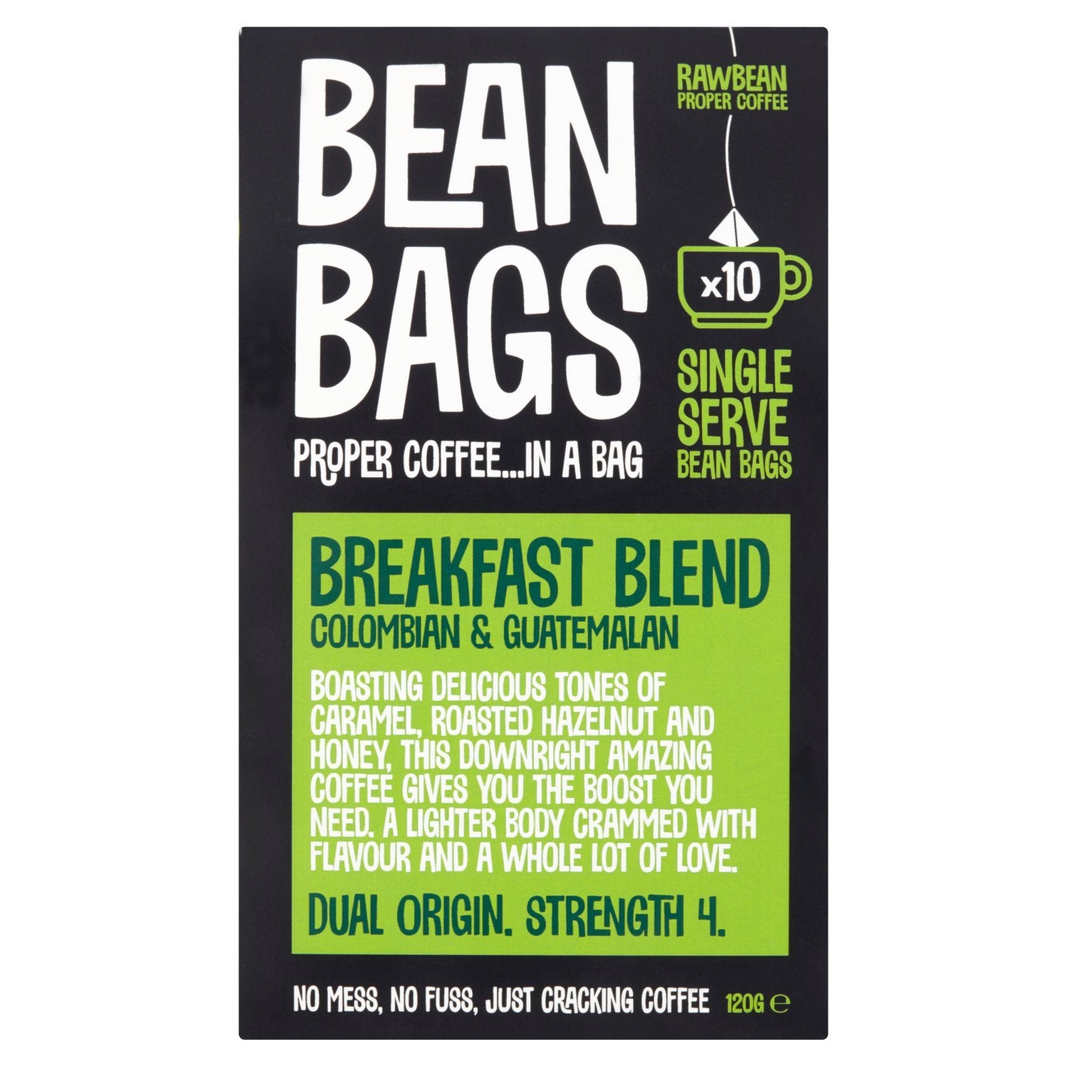 Raw Bean - Frühstücksmischung Bohnenbeutel Kaffee