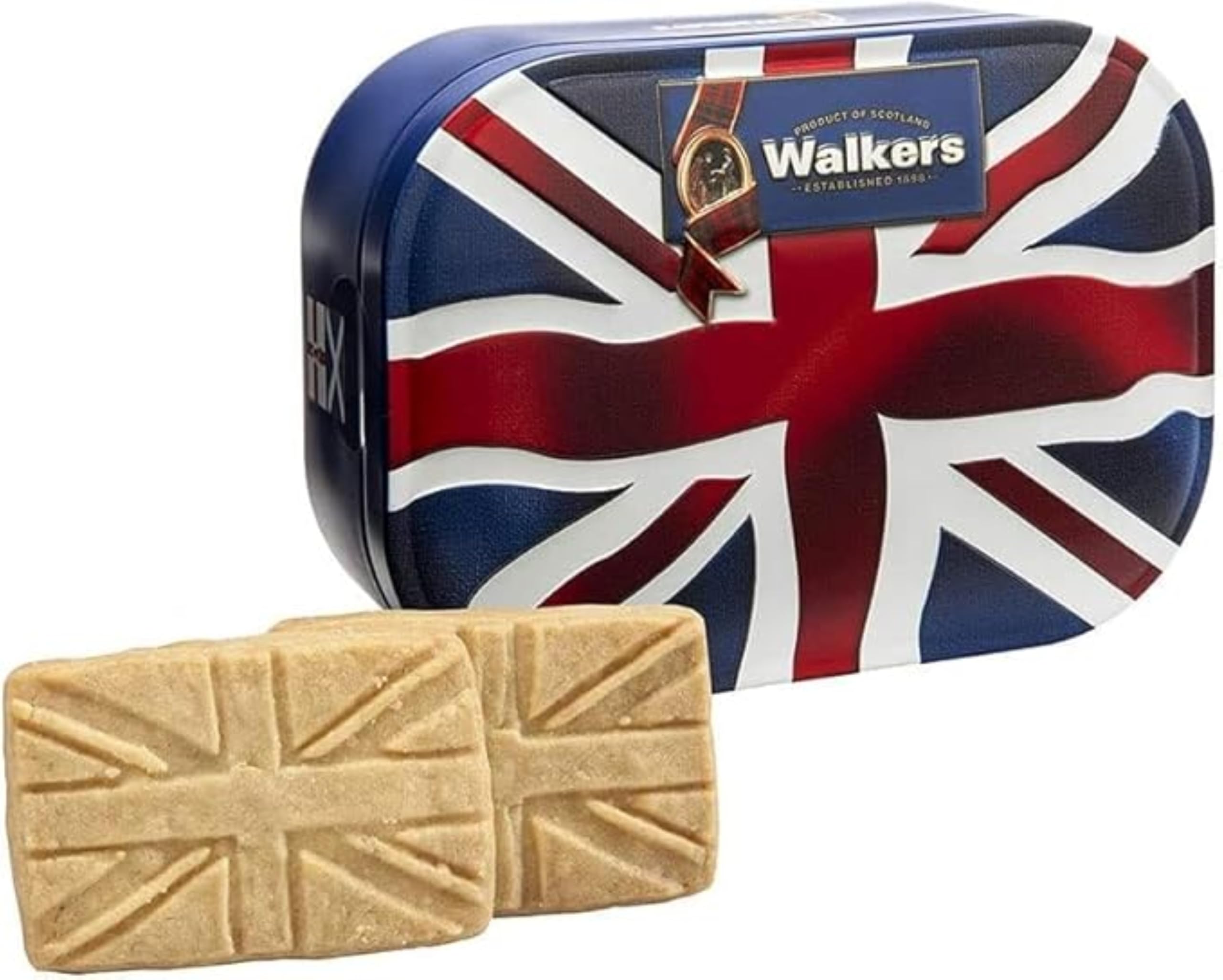 Walker's Shortbread Union Jack Andenkendose – Traditionelles Butterkeks-Geschenk