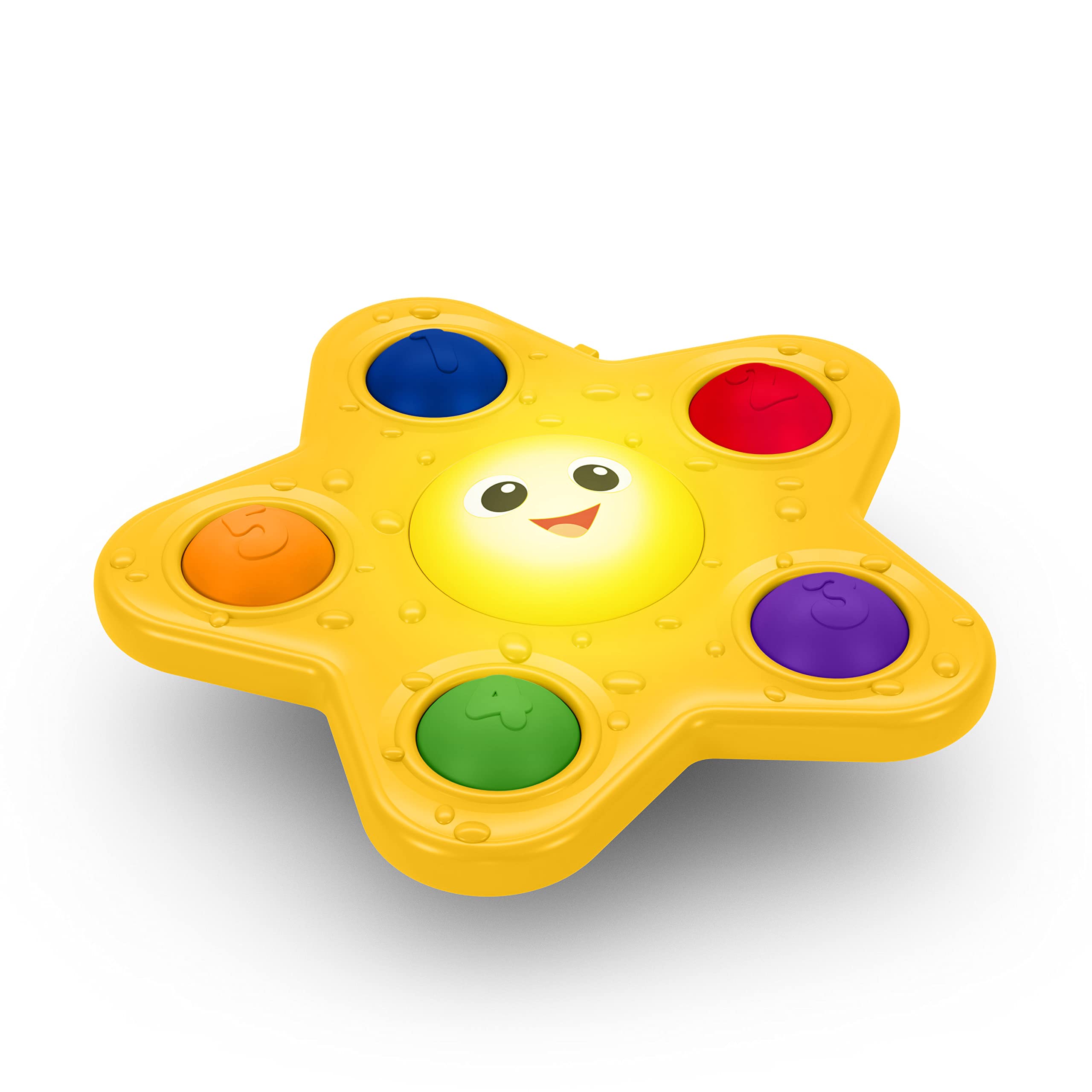 Baby Einstein Ocean Explorers Pop & Glow Seestern, leuchtendes sensorisches Popper-Spielzeug, f