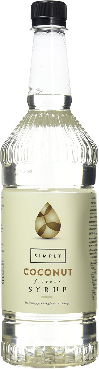 Simply Coconut Syrup 1 Liter – Natürliches Aroma für Getränke und Rezepte