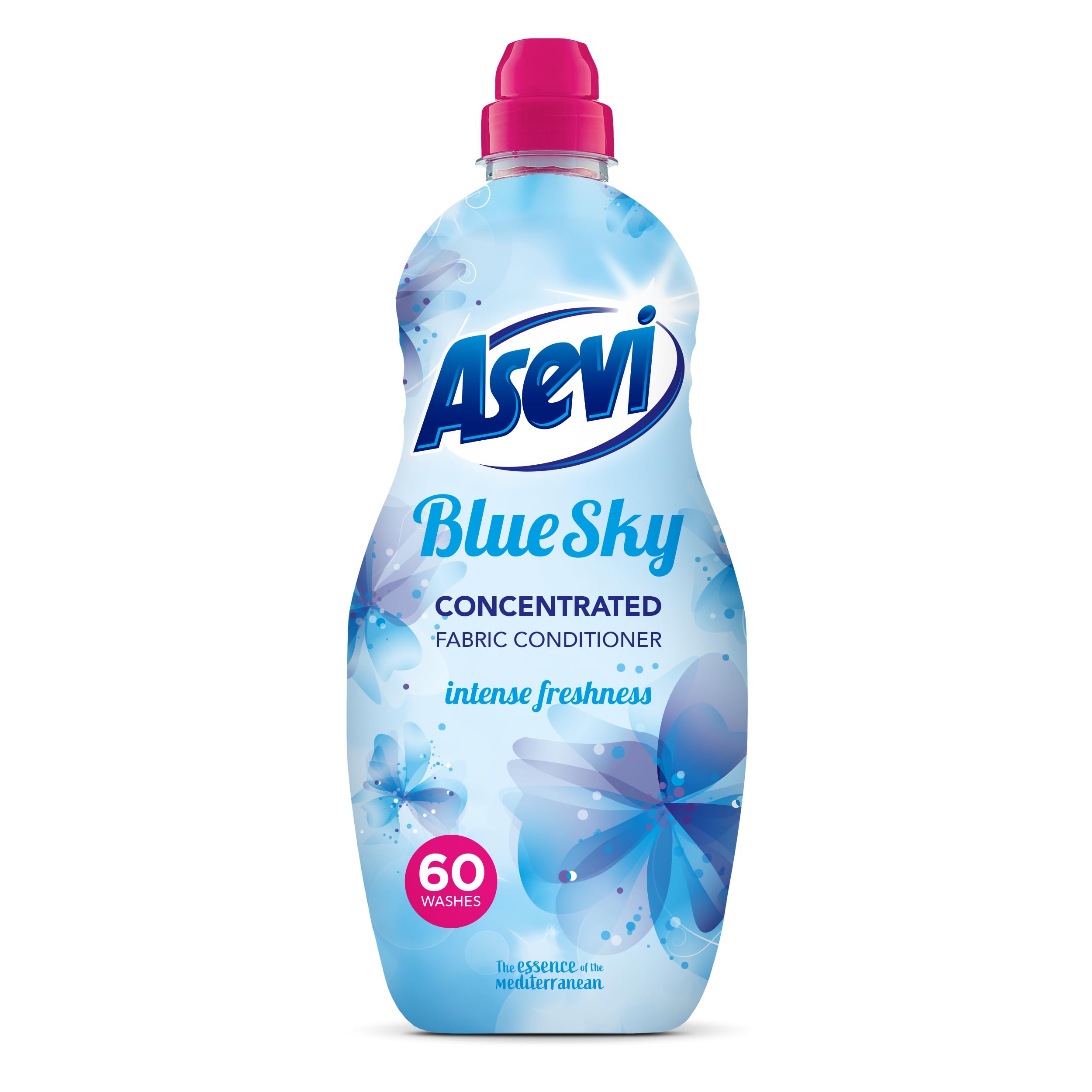 Asevi – Blauer Weichspüler (1380 ml, 60 Wäschen)