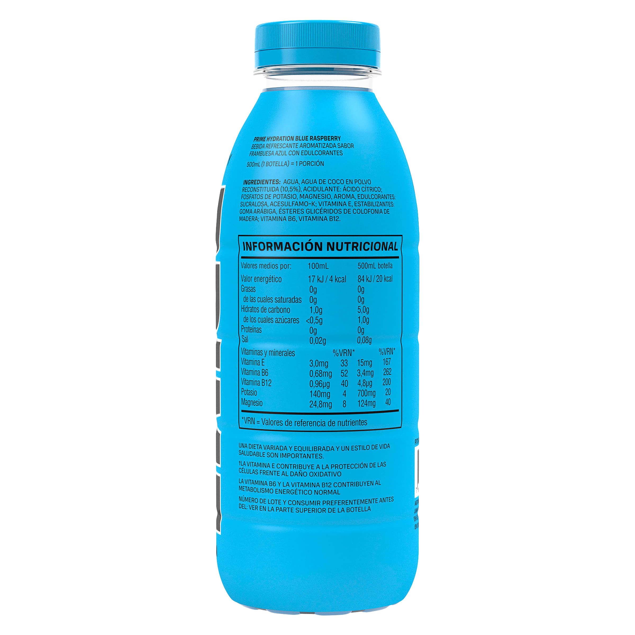 Prime Hydration – Isotonisches Getränk mit Blauer Himbeere (500 ml)
