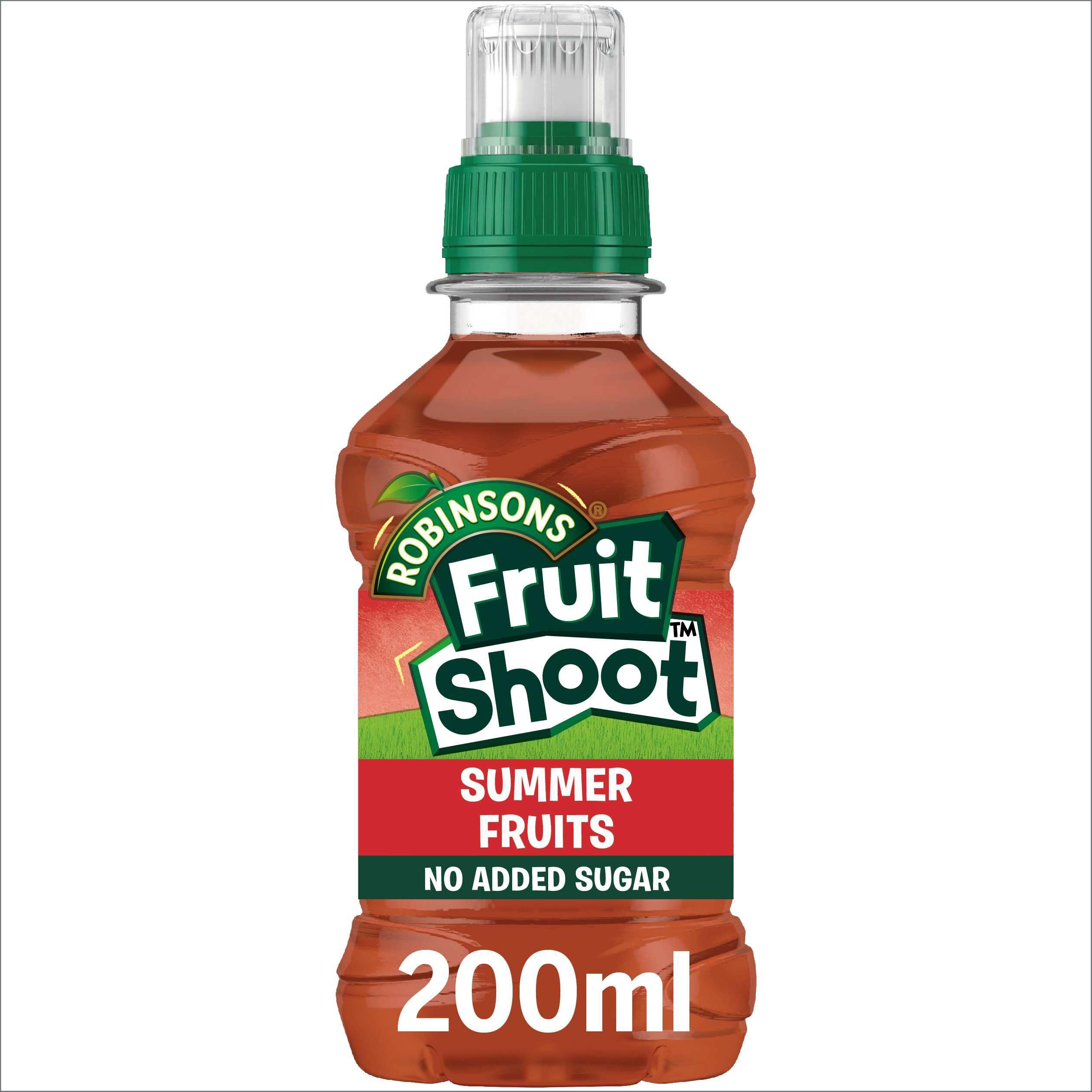Fruit Shoot Sommerfrüchte - Vitaminreiches Fruchtsaftgetränk ohne Zuckerzusatz (200 ml, 8er Pack)