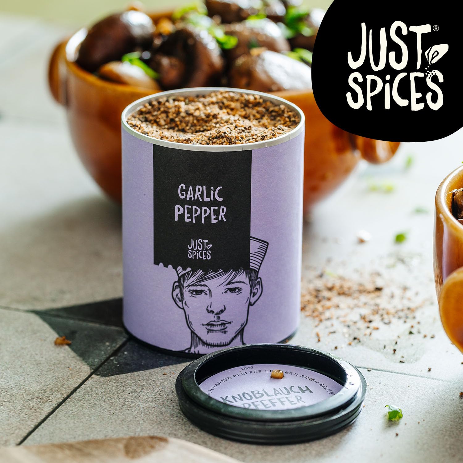 Just Spices - Knoblauch-Pfeffer-Gewürzmischung, 75 g