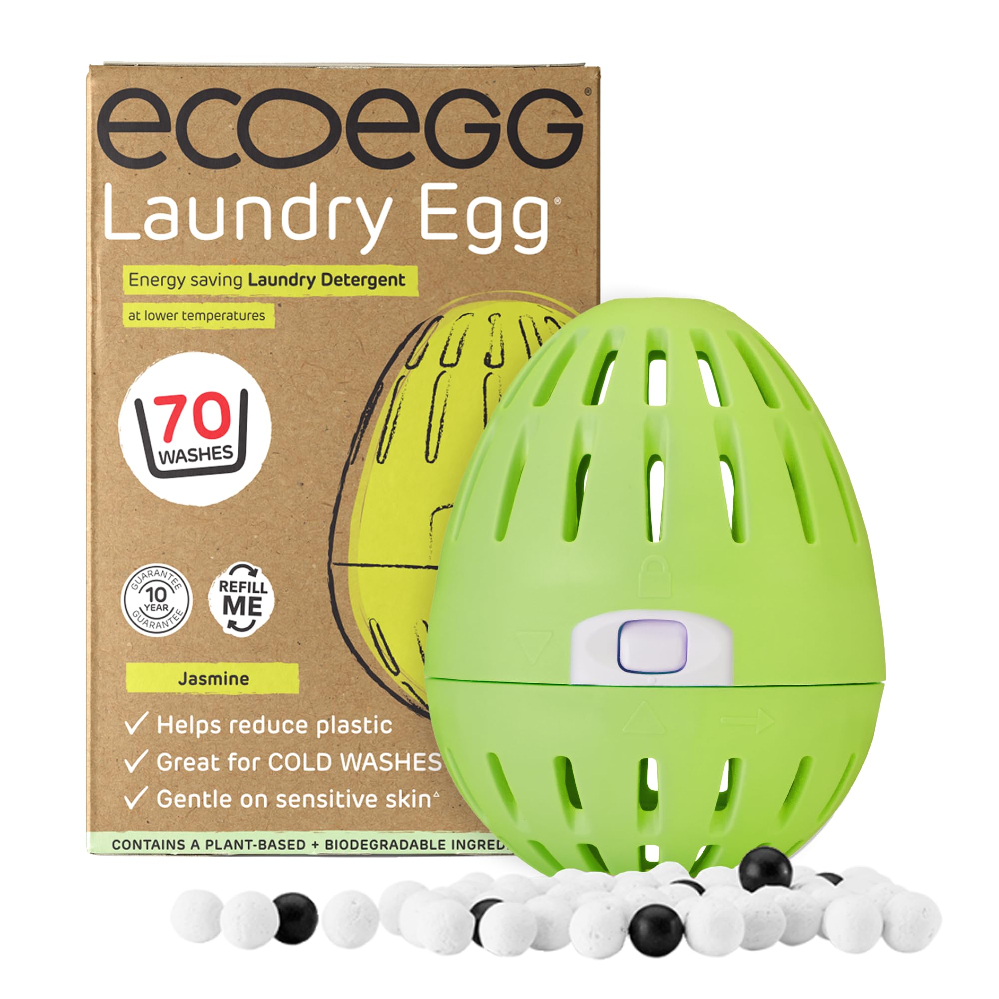 Ecoegg – Ersatz für Waschmittel und Weichspüler (70 Wäschen, Jasmin)