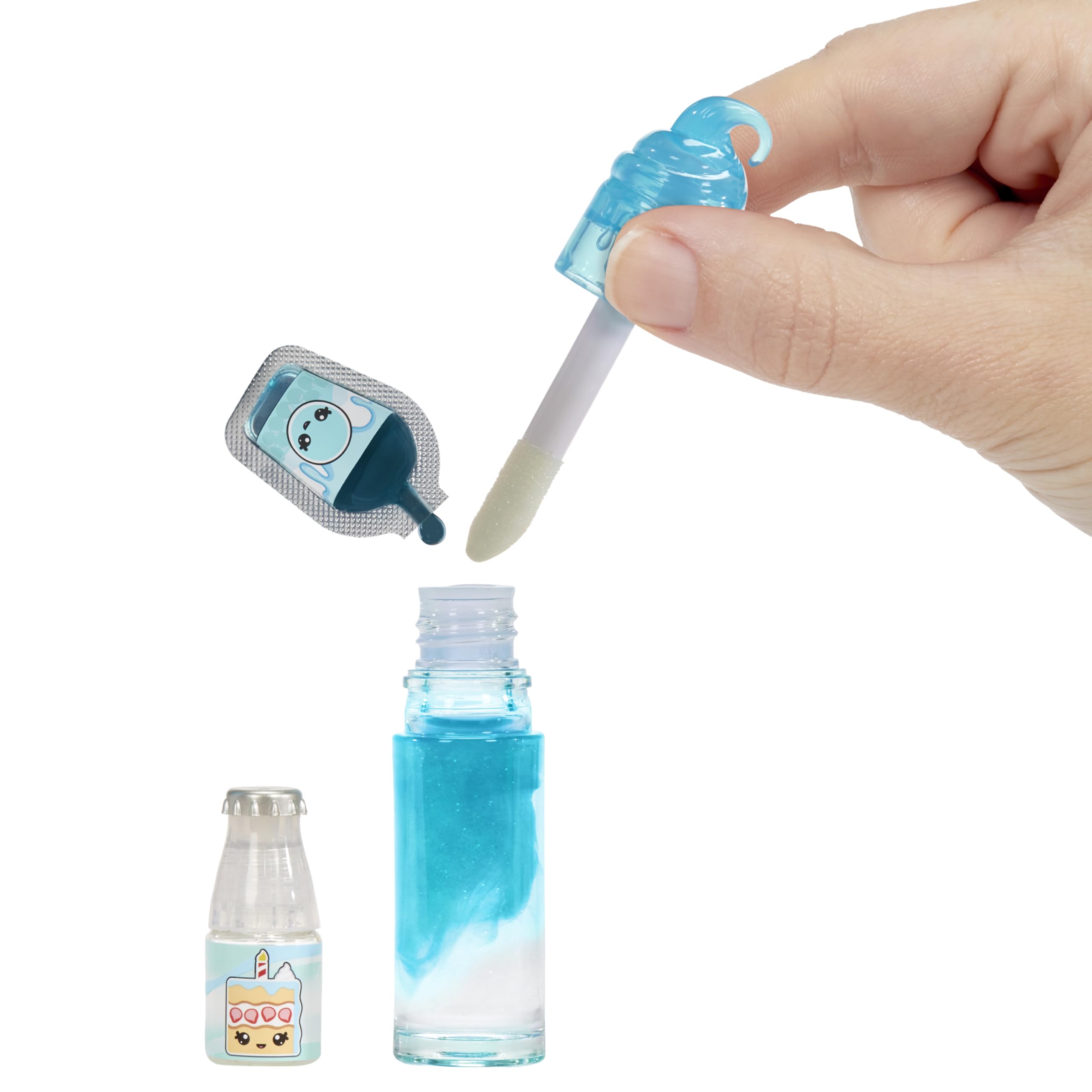 Yummiland Callie Geburtstagstorte – Duftende DIY-Lipgloss-Puppe mit individuell gestaltbarer Mode und Accessoires