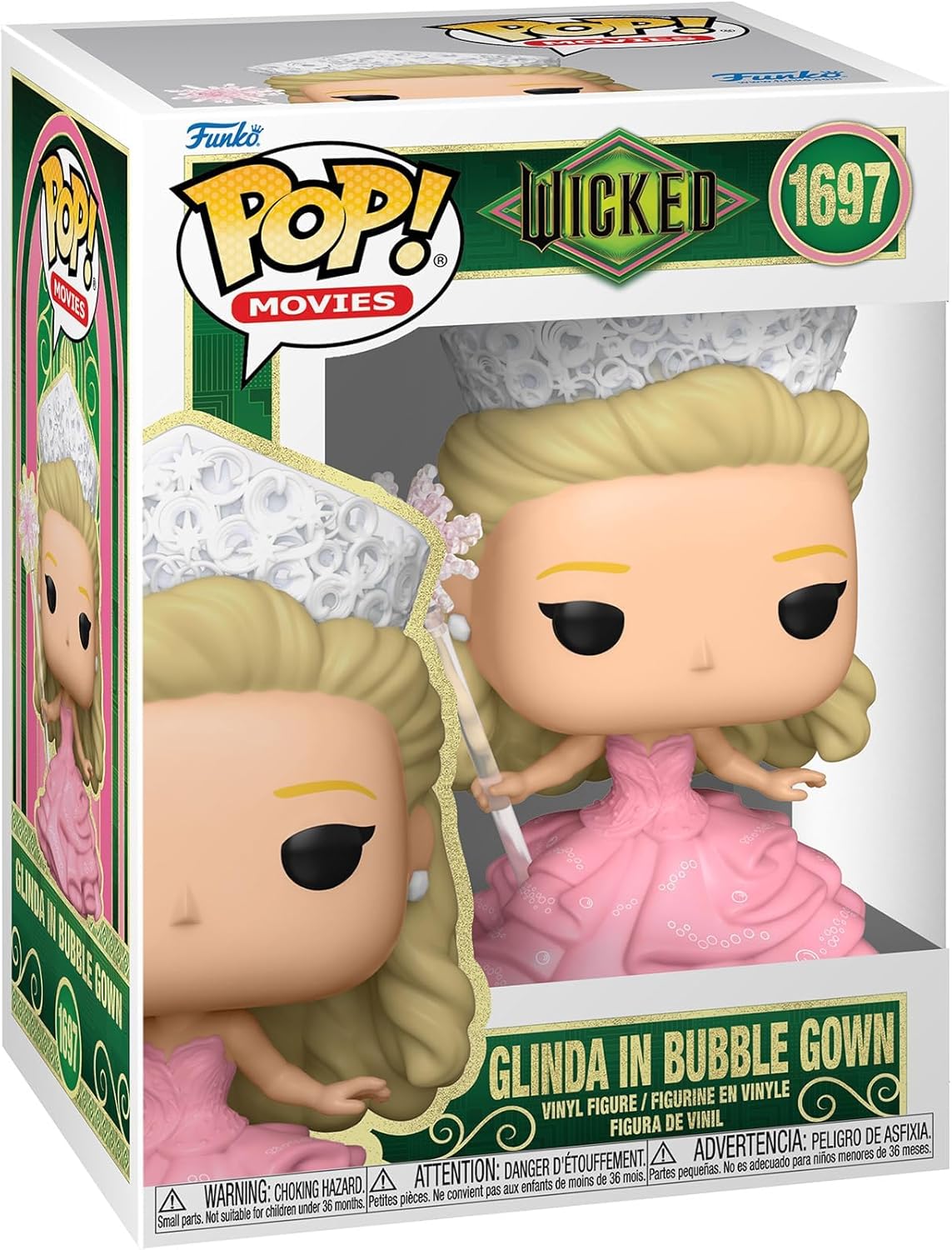 Funko Pop! Movies: Wicked – Glinda im Bubble Gown Vinylfigur