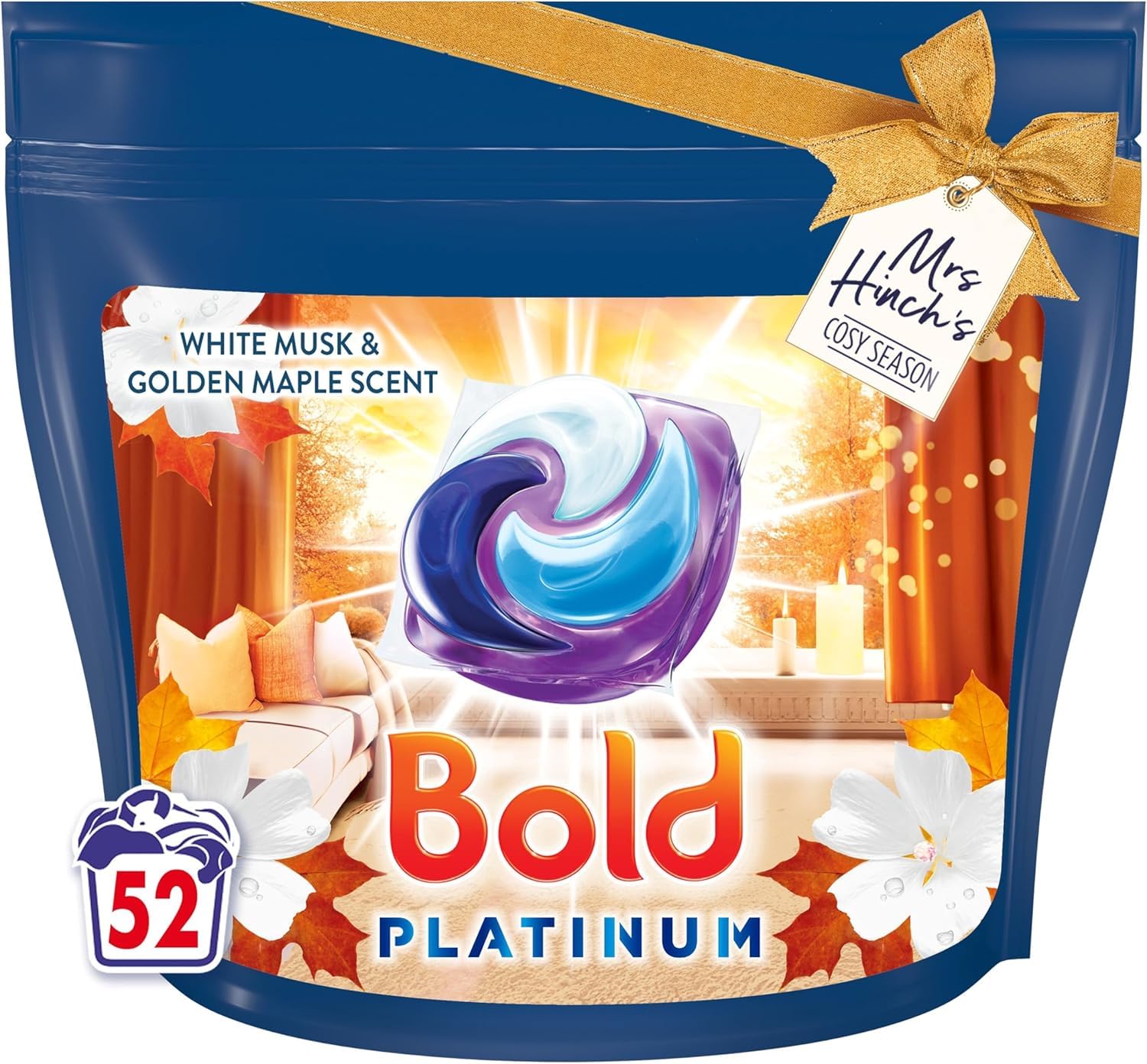 Bold Platinum PODS® Waschmittelkapseln, Weißer Moschus & Goldener Ahorn