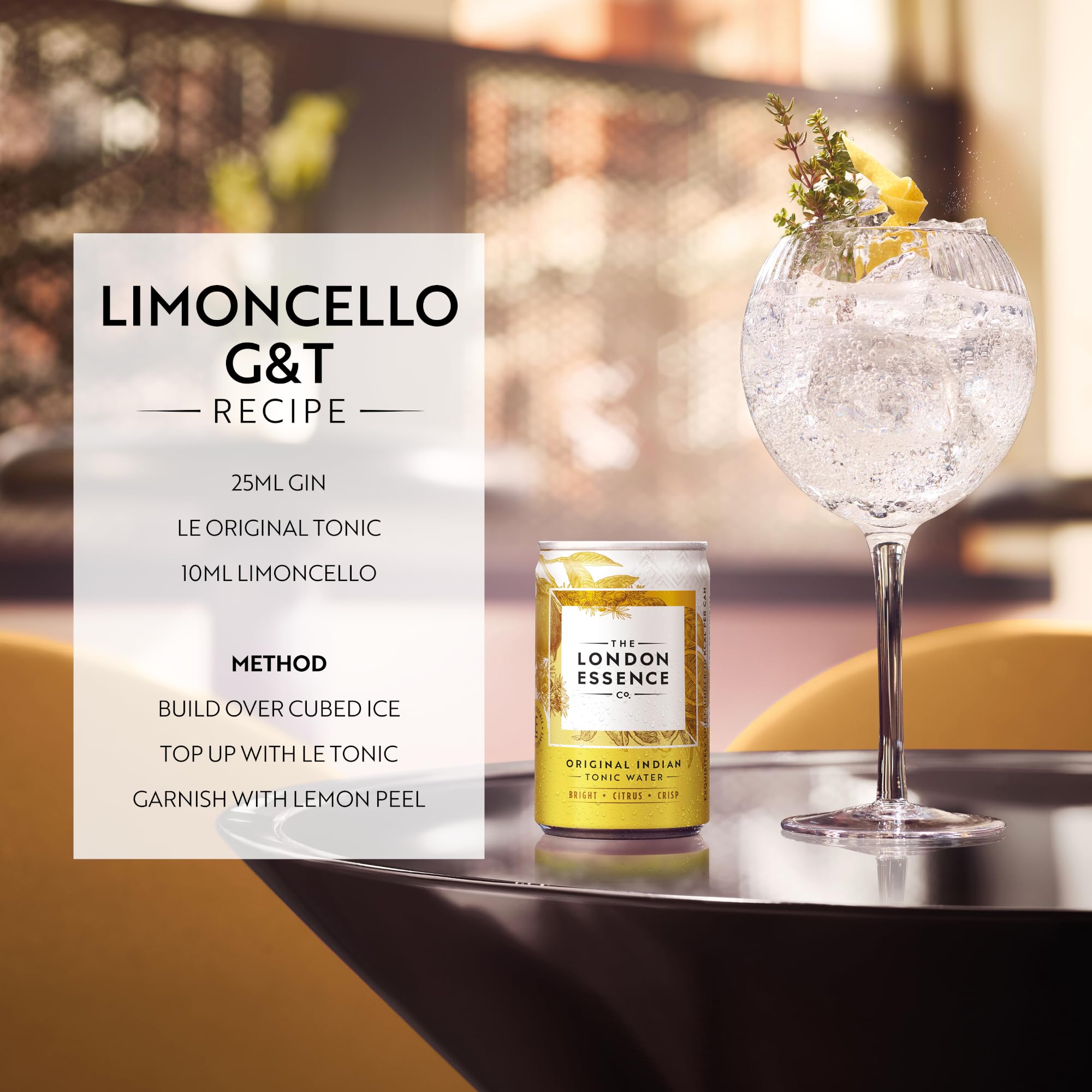 The London Essence Co. Original Indian Tonic – Premium-Cocktailmixer, 150 ml