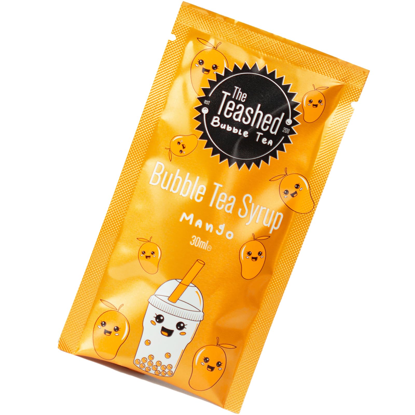 The TeaShed Mango Bubble Tea Sirup – 30 ml Fruchtsirup für selbstgemachten Boba-Tee