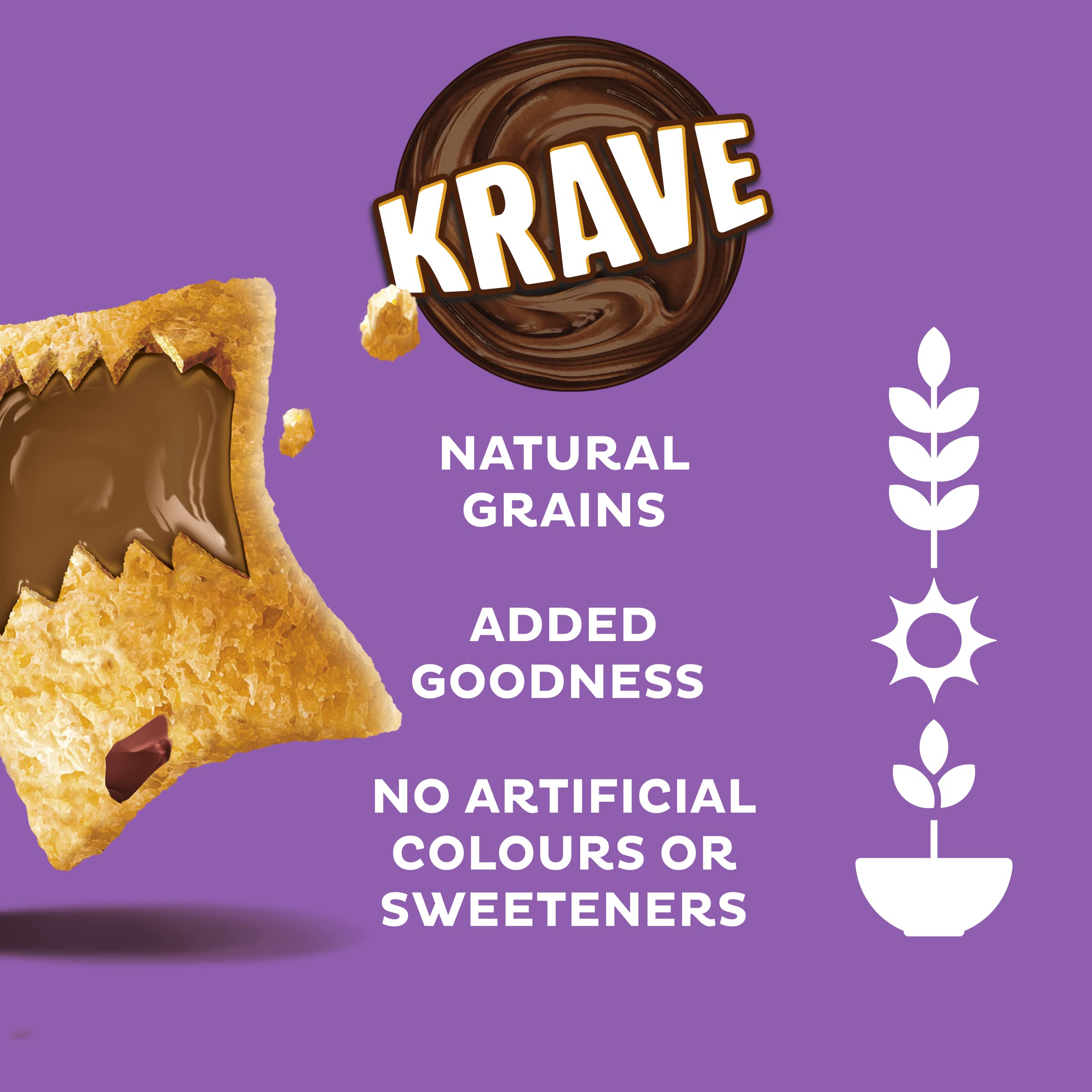 Kellogg's Krave Milchschokoladen-Frühstücksflocken, 750 g