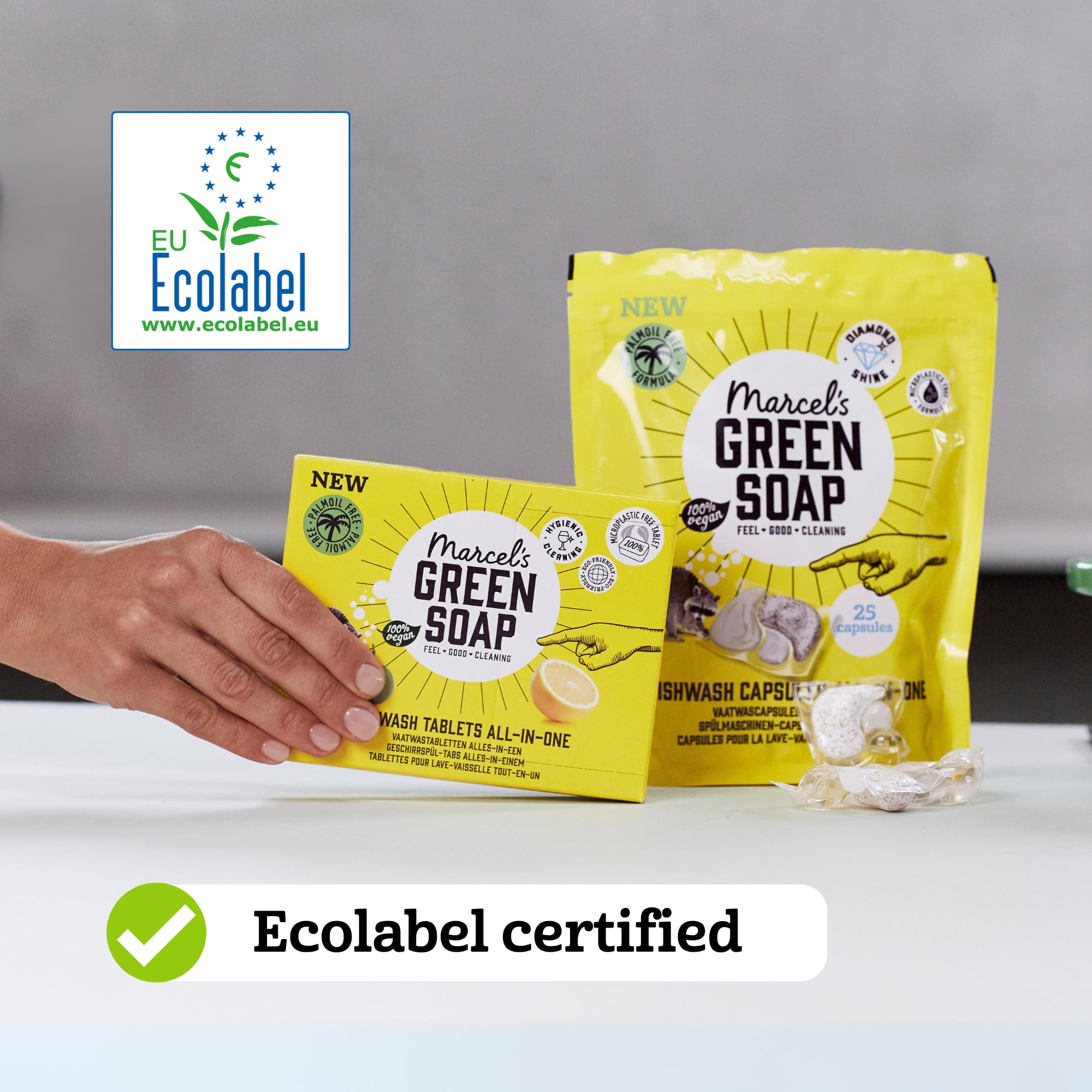 Marcel's Green Soap - Geschirrspültabs All-in-One - 25er-Pack