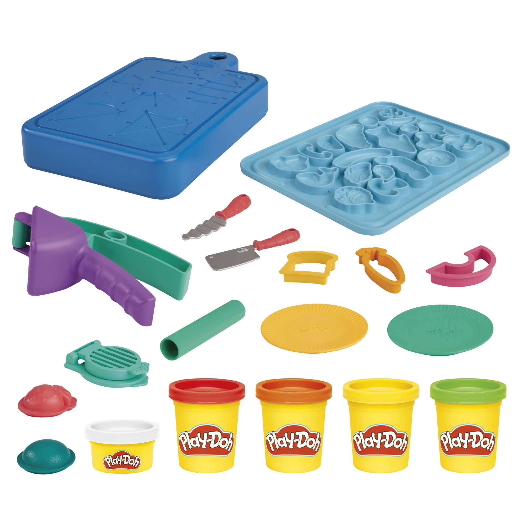 Play-Doh Little Chef Starter Set – 14-teiliges Küchenspielset für Kinder ab 3 Jahren
