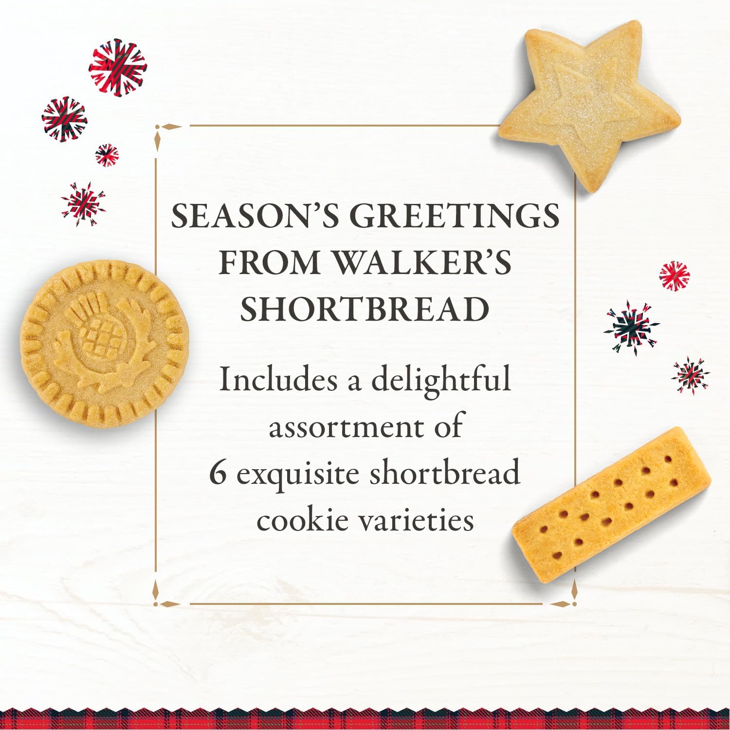 Walker's Shortbread Adventskalender 2024 – Schottische Shortbread-Kekse aus reiner Butter (294 g)