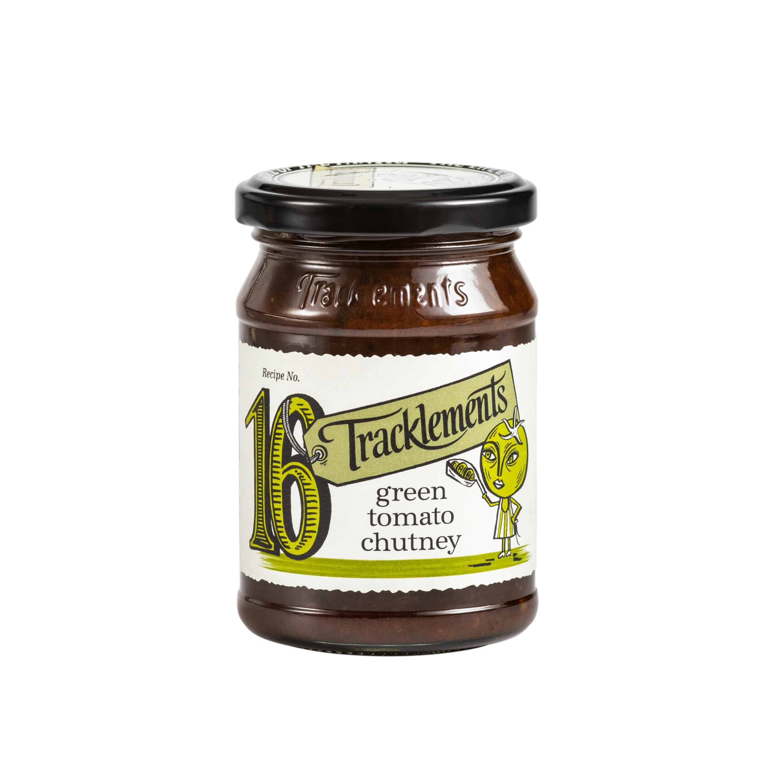 Tracklements Grünes Tomaten-Chutney – Handgemachtes B Corp-zertifiziertes Gewürz mit gerösteten Gewürzen, 275 g