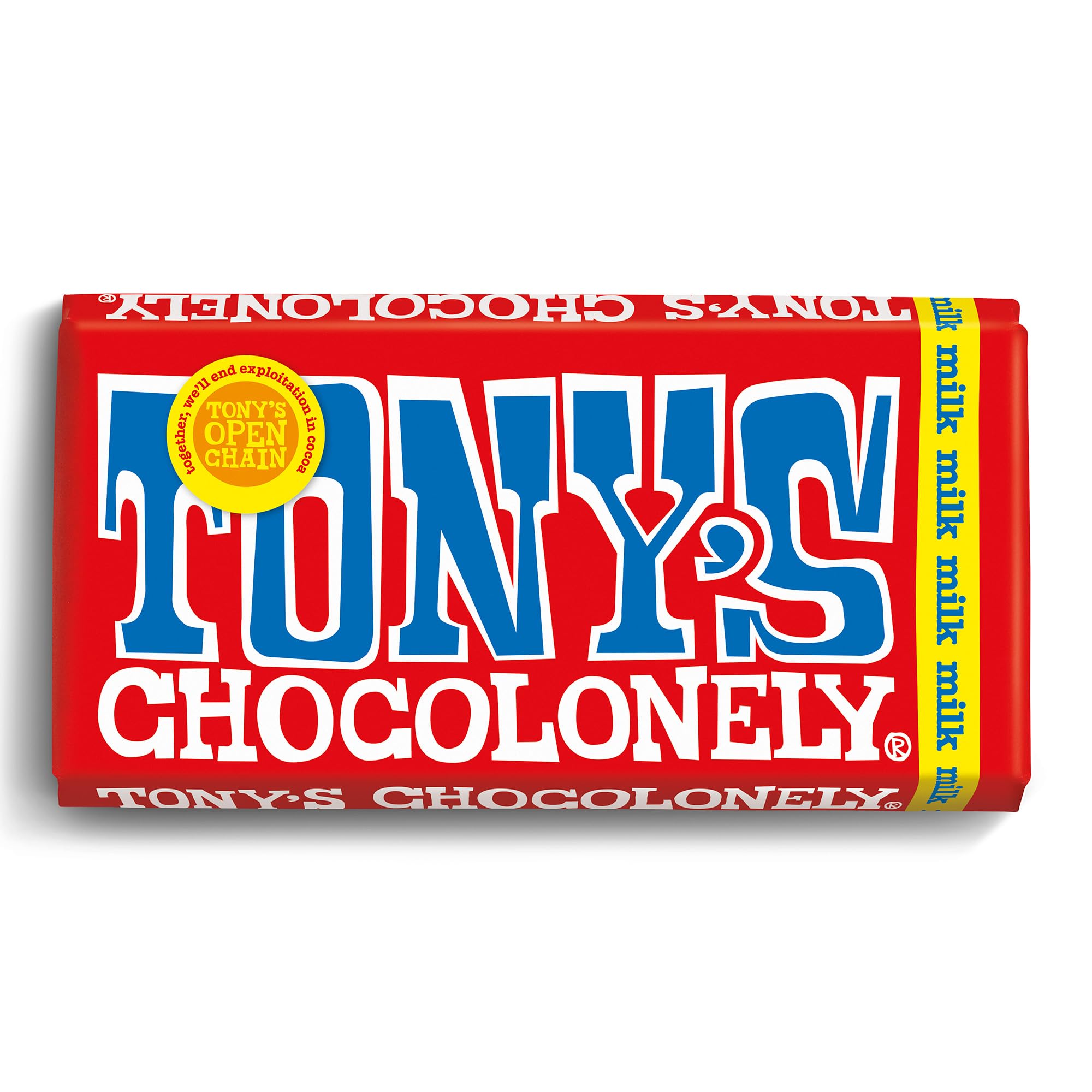 Tony's Chocolonely - Milchschokoladentafel 180g Belgischer Fairtrade