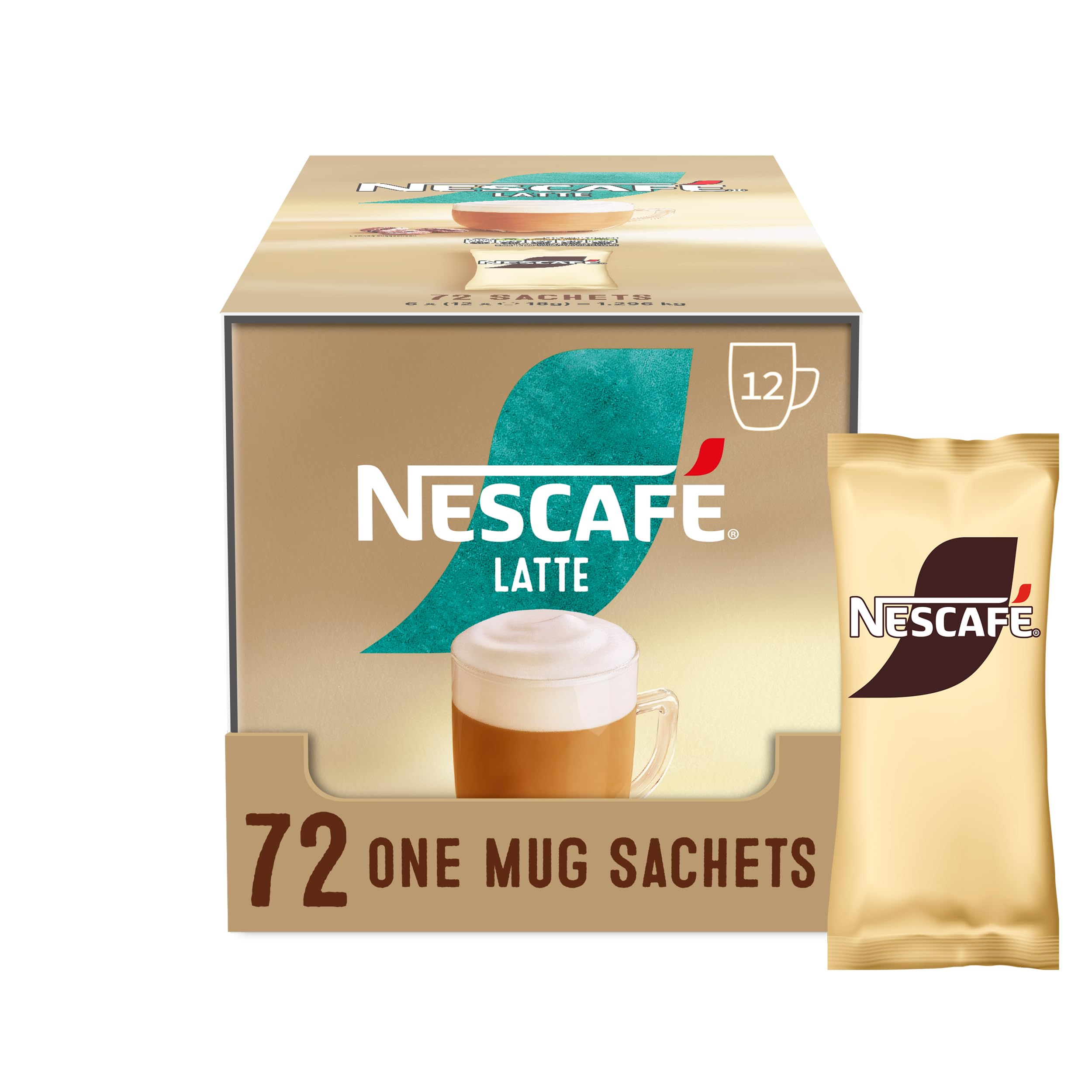 NESCAFÉ Latte Instantkaffee-Beutel – 72 x 18 g