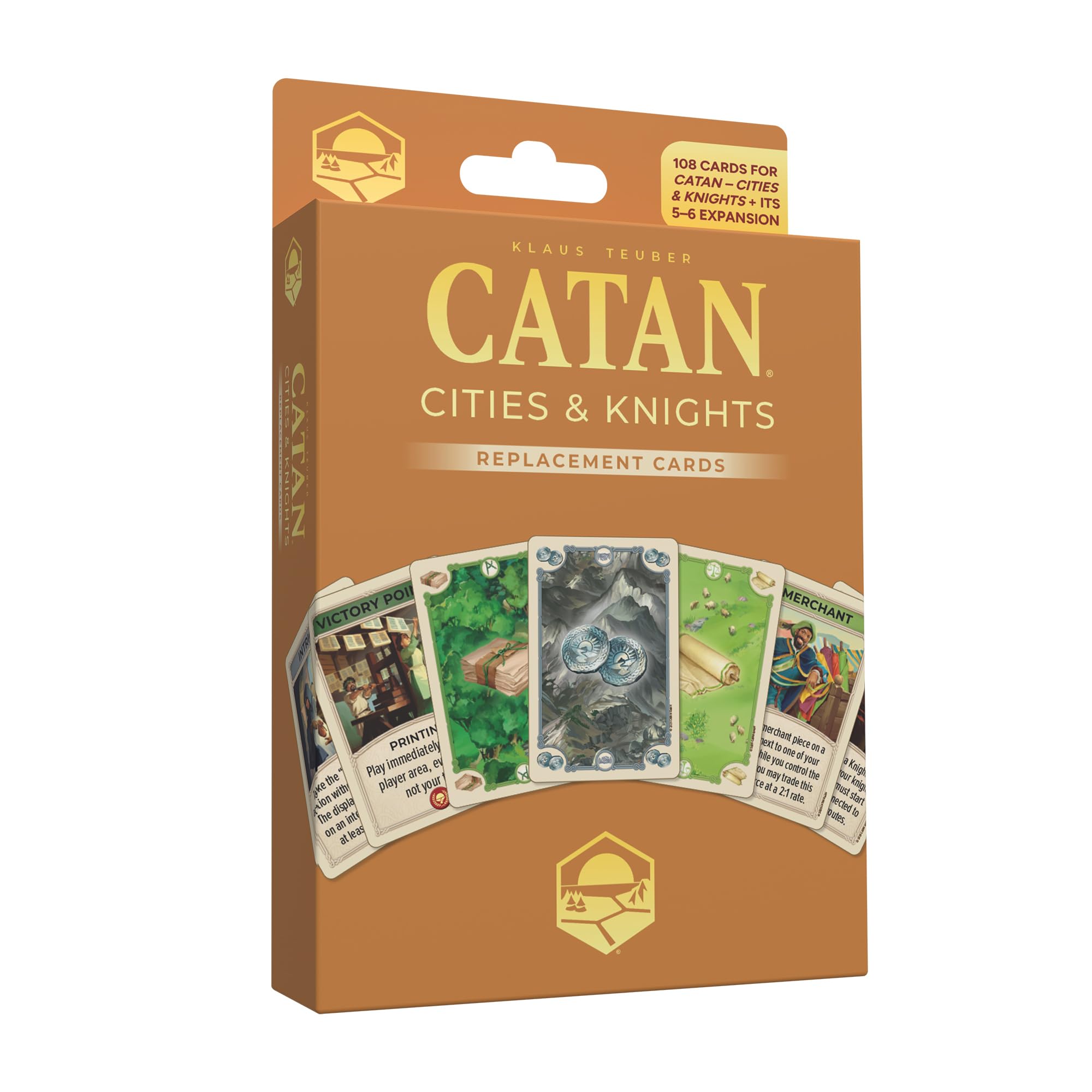 CATAN Städte & Ritter Karten-Zubehörset (6. Edition) - Ersatzkarten zur Erweiterung
