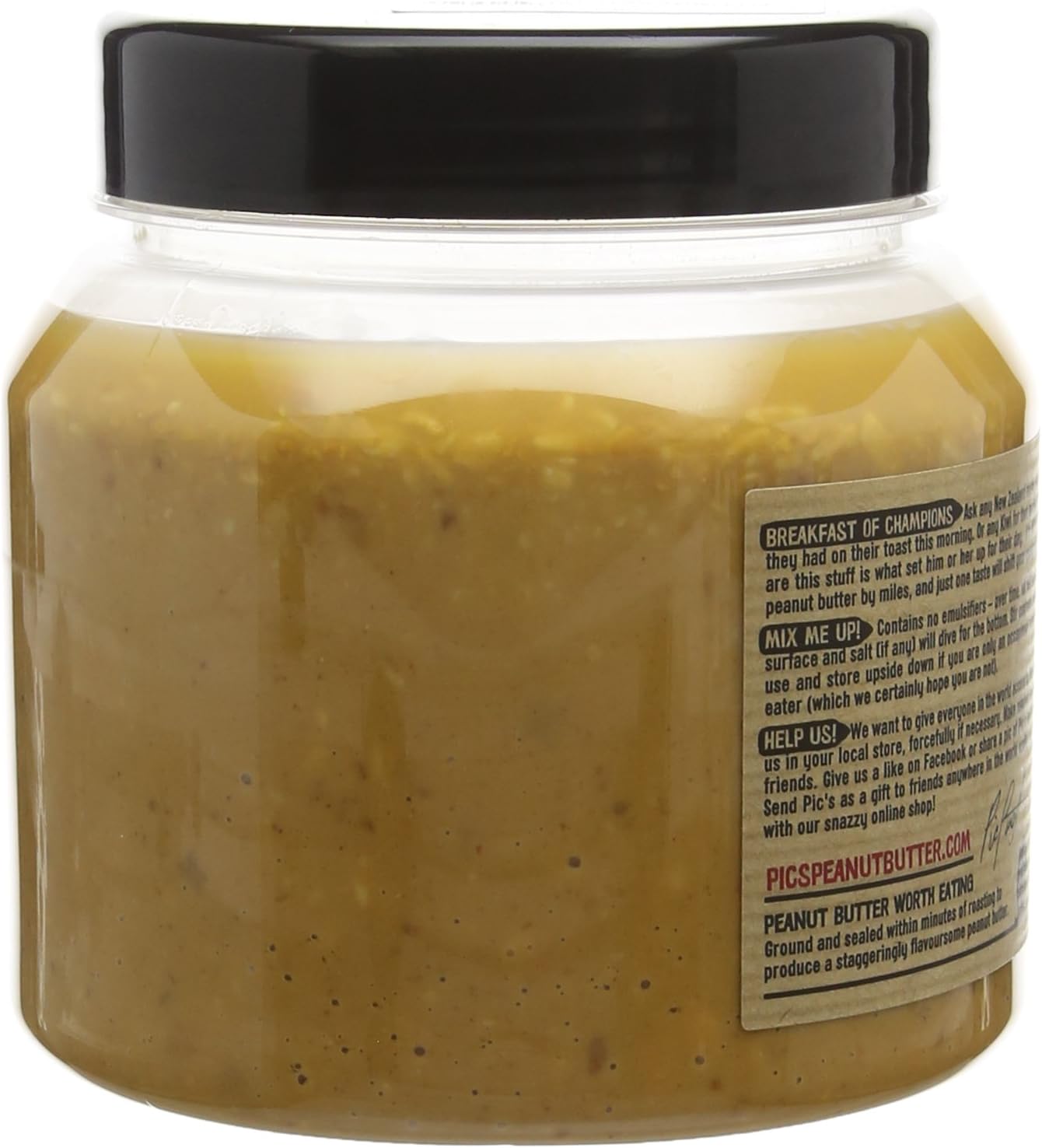 Pic's - Erdnussbutter Crunchy 1 kg Nussaufstrich