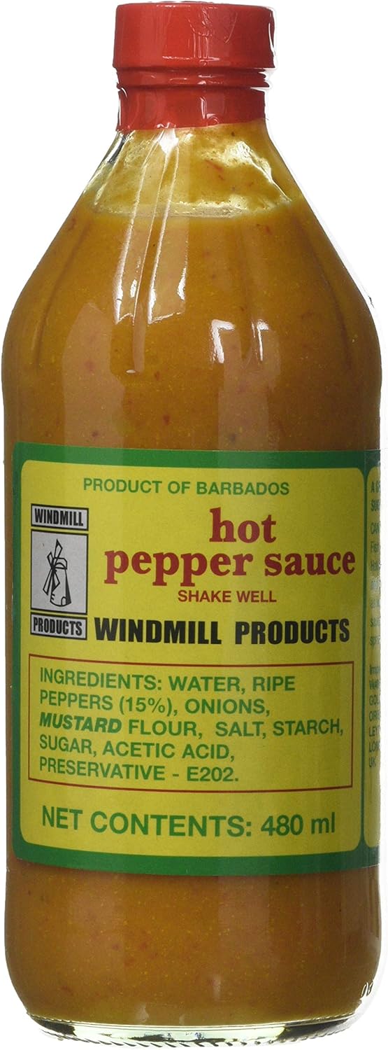 Windmill Hot Pepper Sauce, 480 ml - The Flavour of Barbados