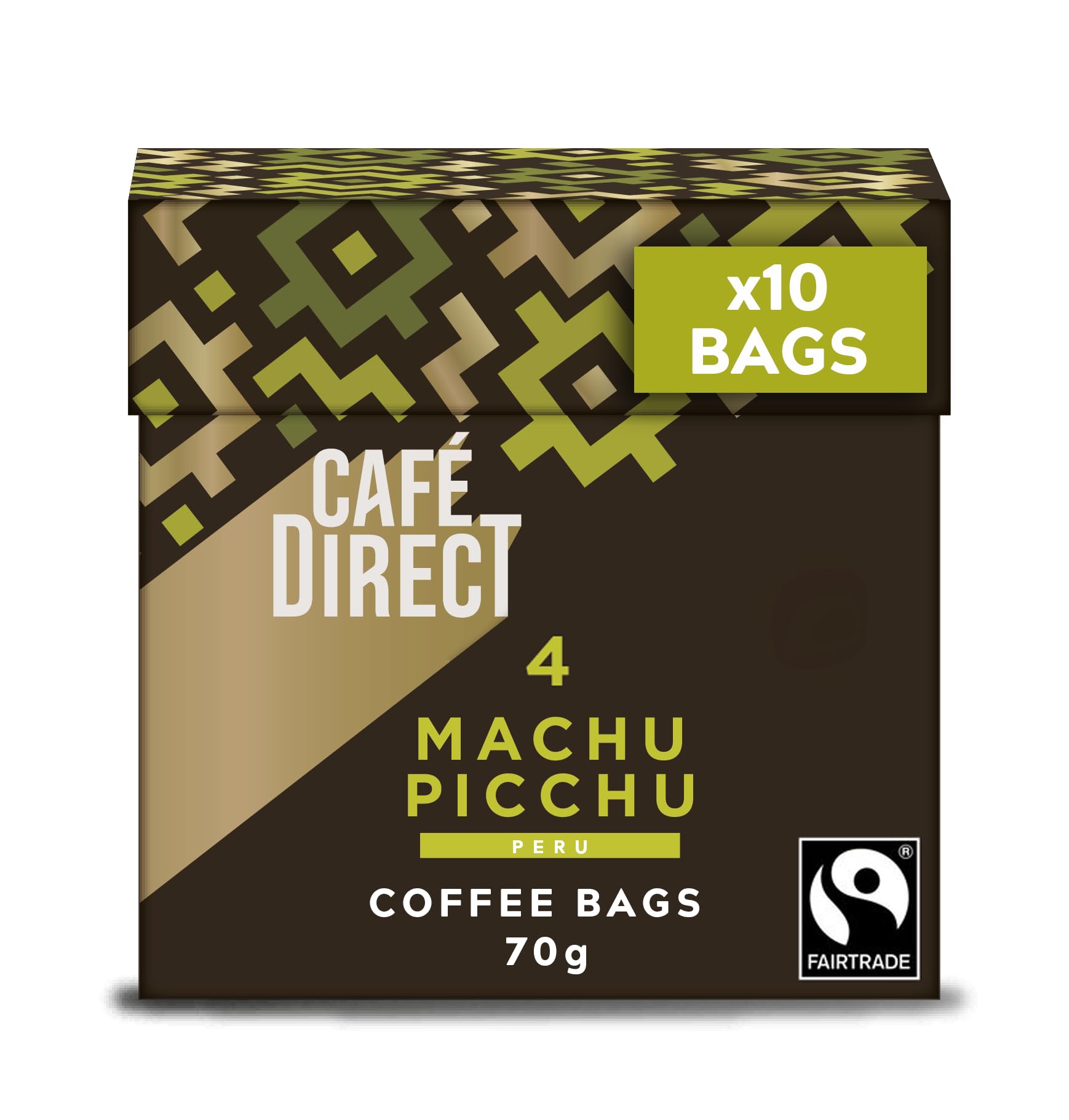 Cafédirect Machu Picchu Fairtrade Arabica Kaffeebeutel 10 x 7g