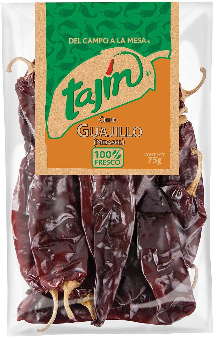 Tajin Getrocknete Guajillo-Chilis, 75 g – Authentische mexikanische Chilis zum Kochen