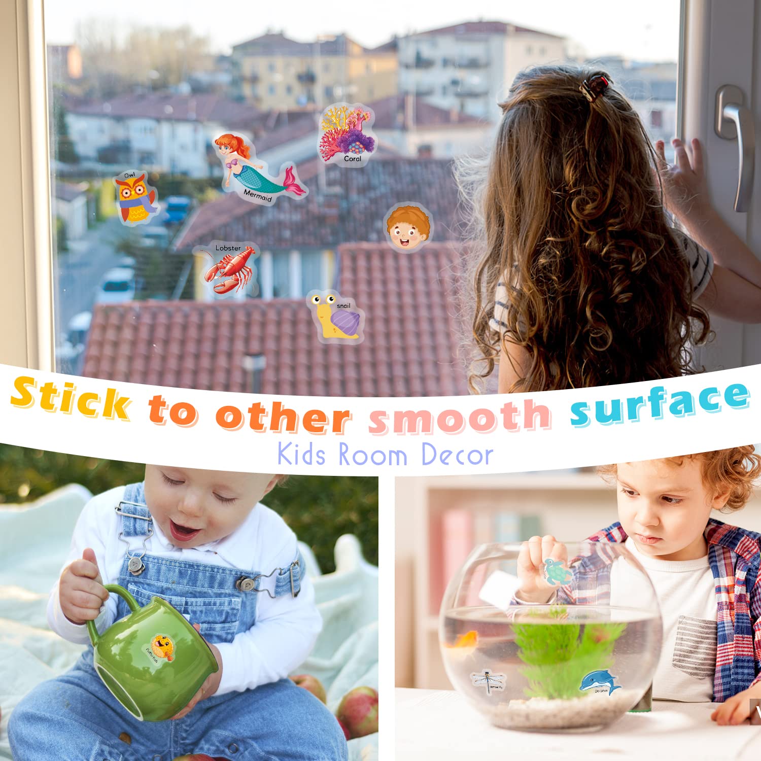 GUYUCOM 4er-Pack wiederverwendbare Stickerbücher für Kinder – pädagogisches DIY-Spielzeugset zum Basteln