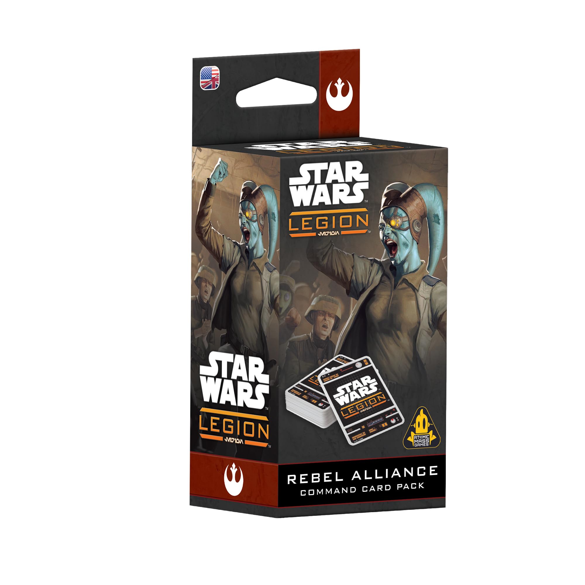 Atomic Mass Games Star Wars: Legion Rebel Alliance Command Card Pack Brettspiel-Erweiterung