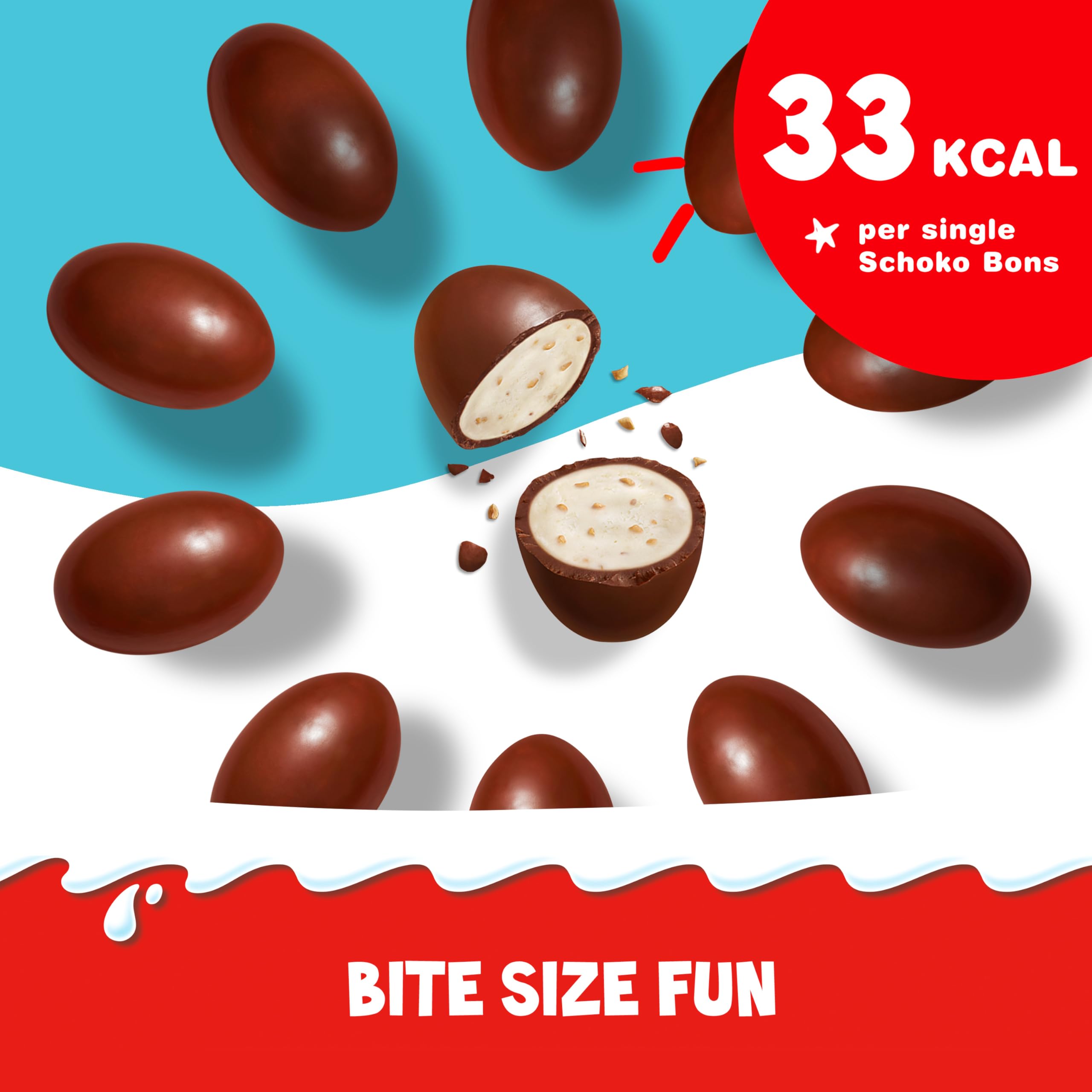 Kinder Schokobons 200g Milchschokolade mit cremiger Füllung