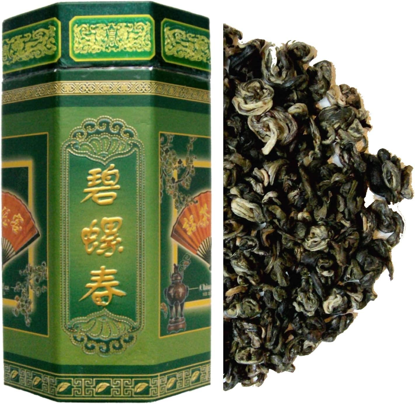 Bi Lou Chun Spring Crop Grüner Tee – 250 g lose ganze Blätter in einer Dose