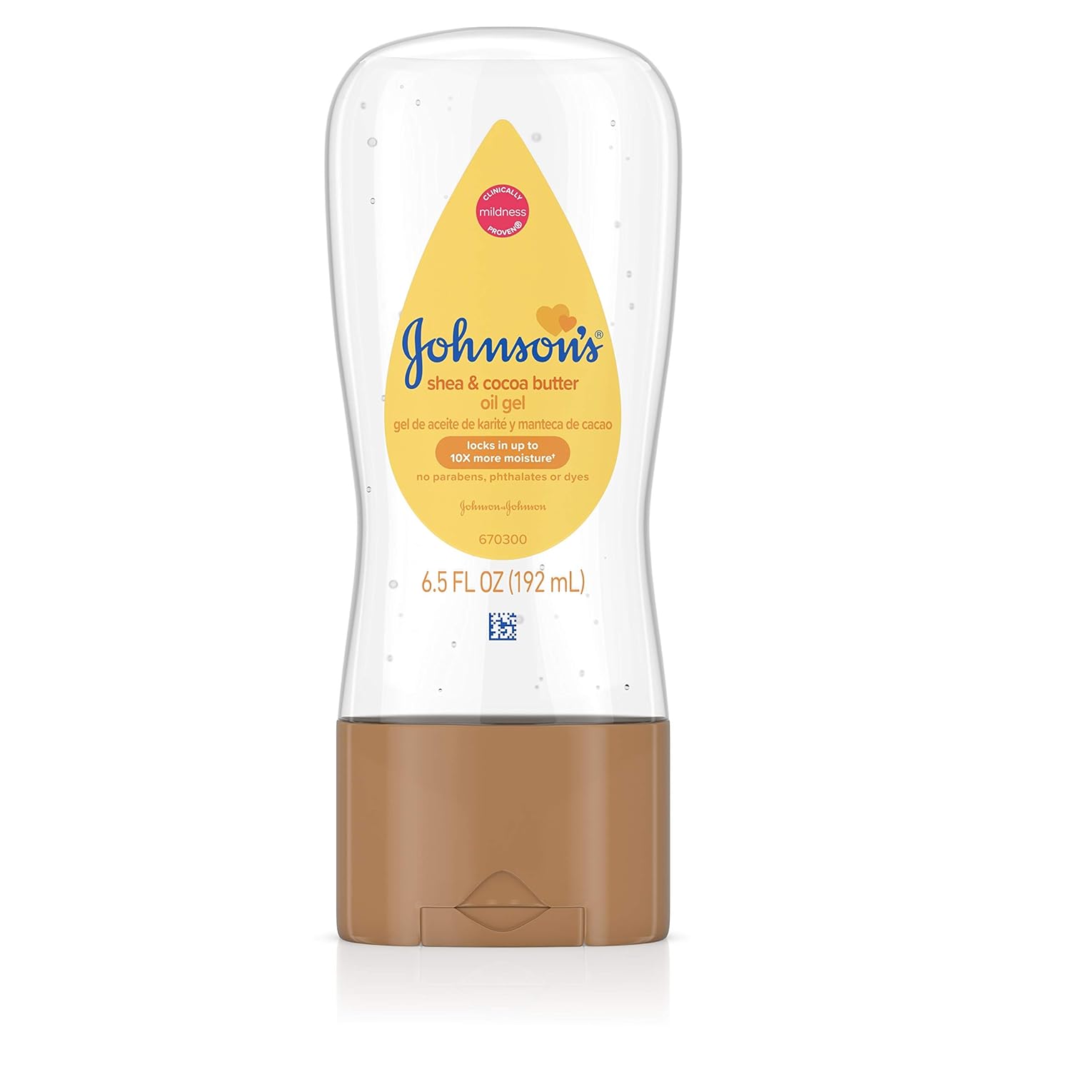 Johnson & Johnson – Babyöl-Gel mit Kakaobutter-Körperfeuchtigkeitscreme (6,5 Unzen) (thomaswi)