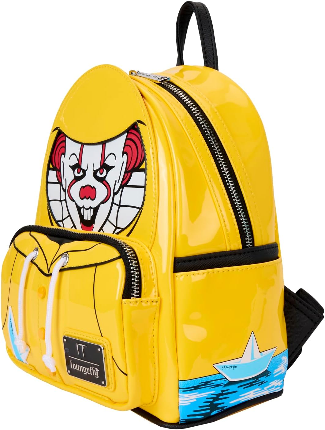 Loungefly IT Pennywise Regenmantel Cosplay Mini-Rucksack (ITBK0020)