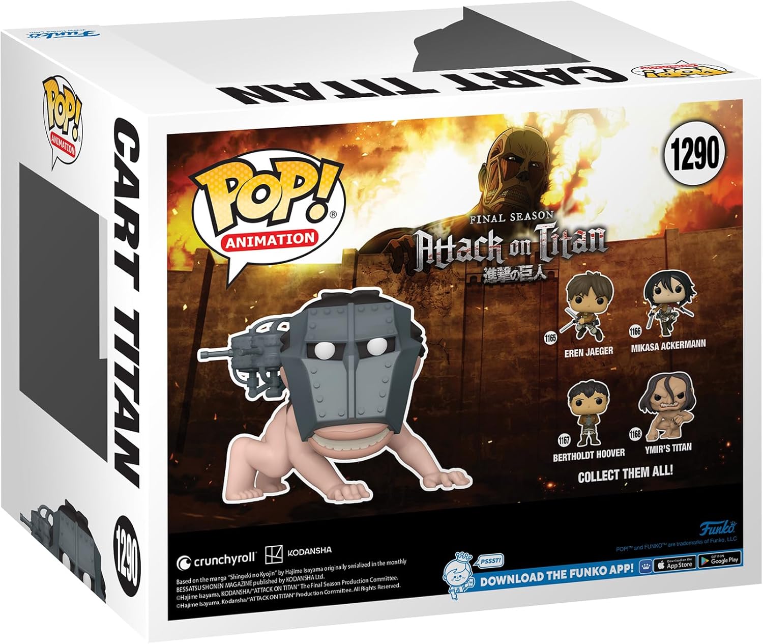 Funko Pop! Animation Attack on Titan - Cart Titan Vinylfigur