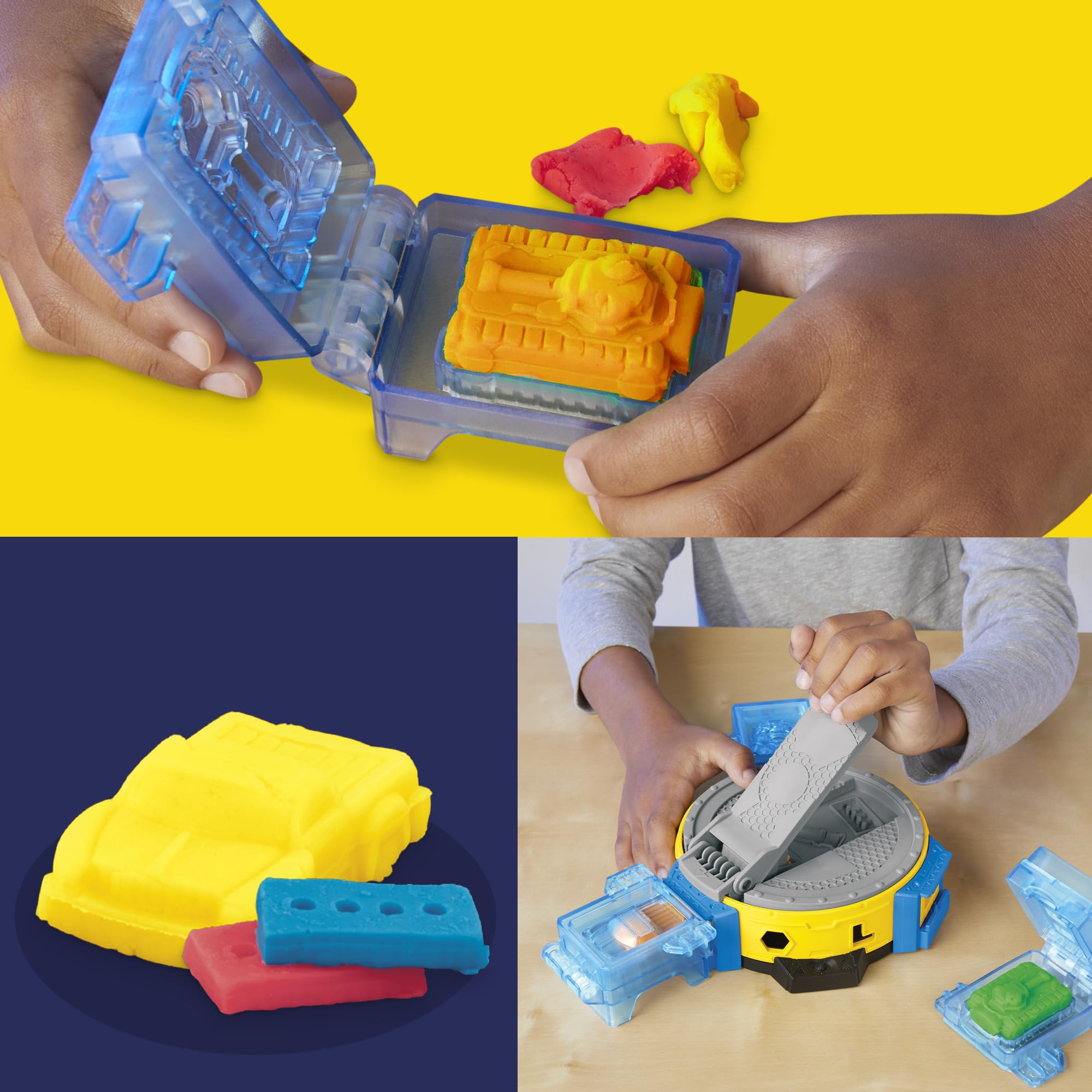Play-Doh Marvel Hulk Smash & Squish Spielset – Actionfigur mit Power Suit für Kinder ab 4 Jahren