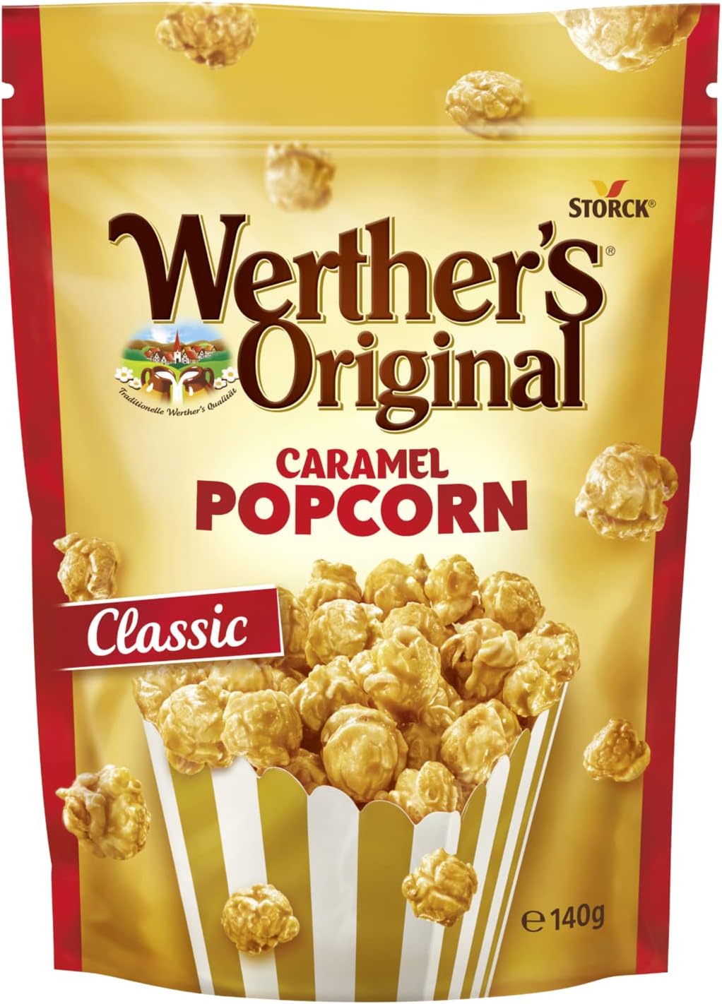 Werther's Original Caramel Popcorn Klassischer Karamellgeschmack, 140g