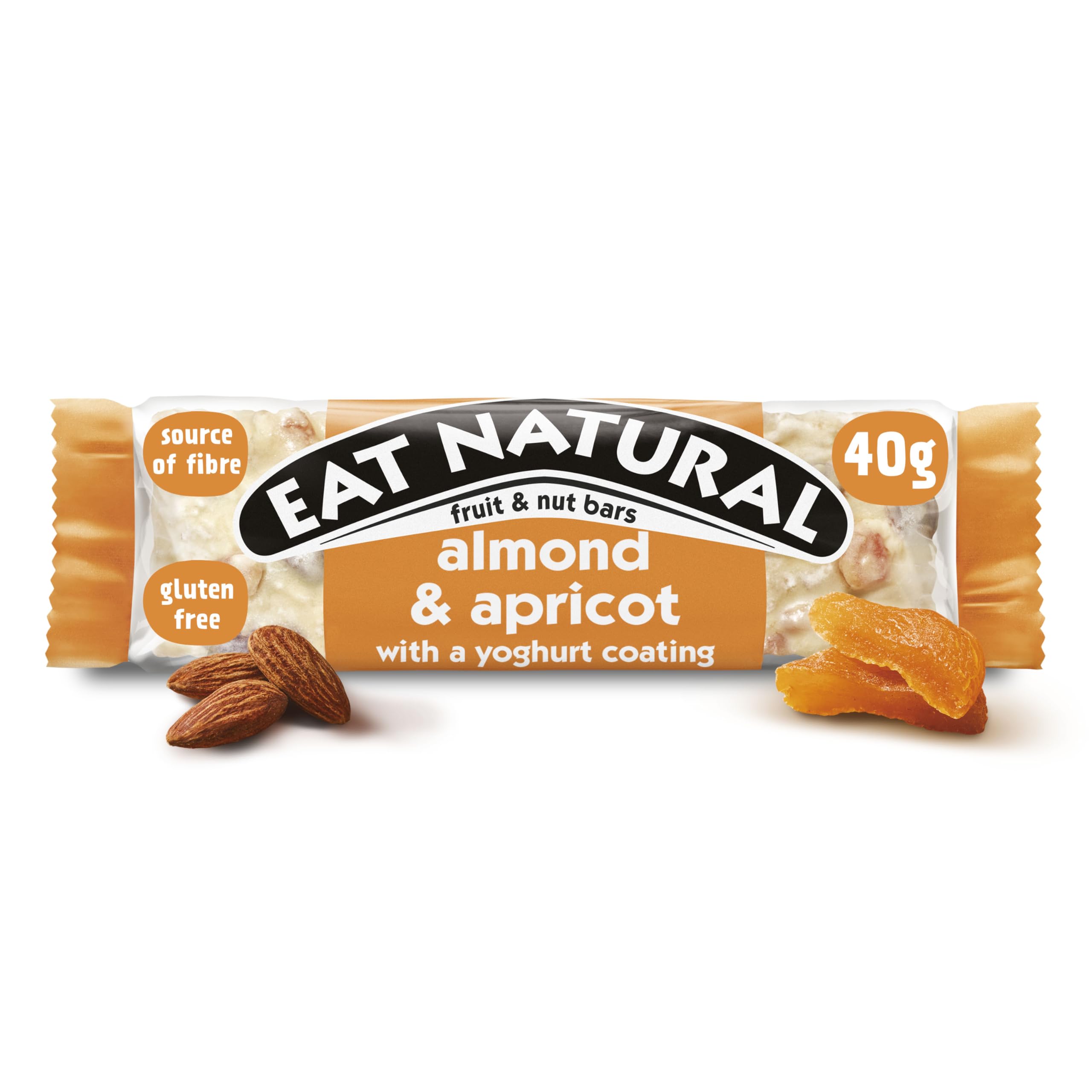 Eat Natural Mandel-Aprikosen-Joghurt-Frucht- und Nussriegel, 12 x 40 g