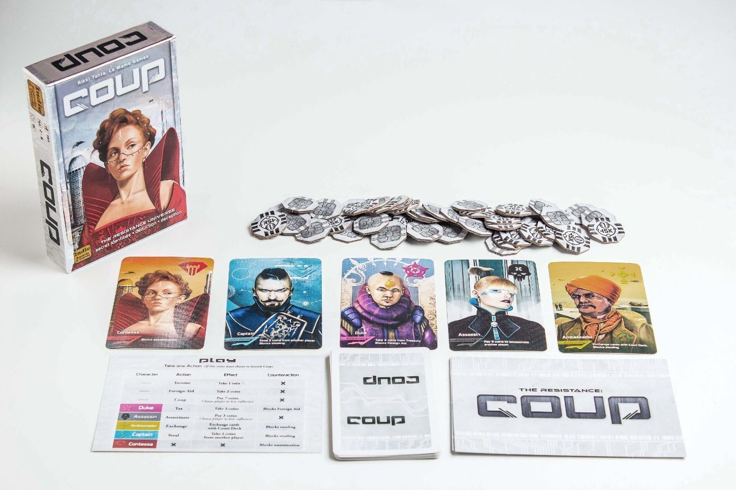 Indie Boards and Cards Coup Kartenspiel