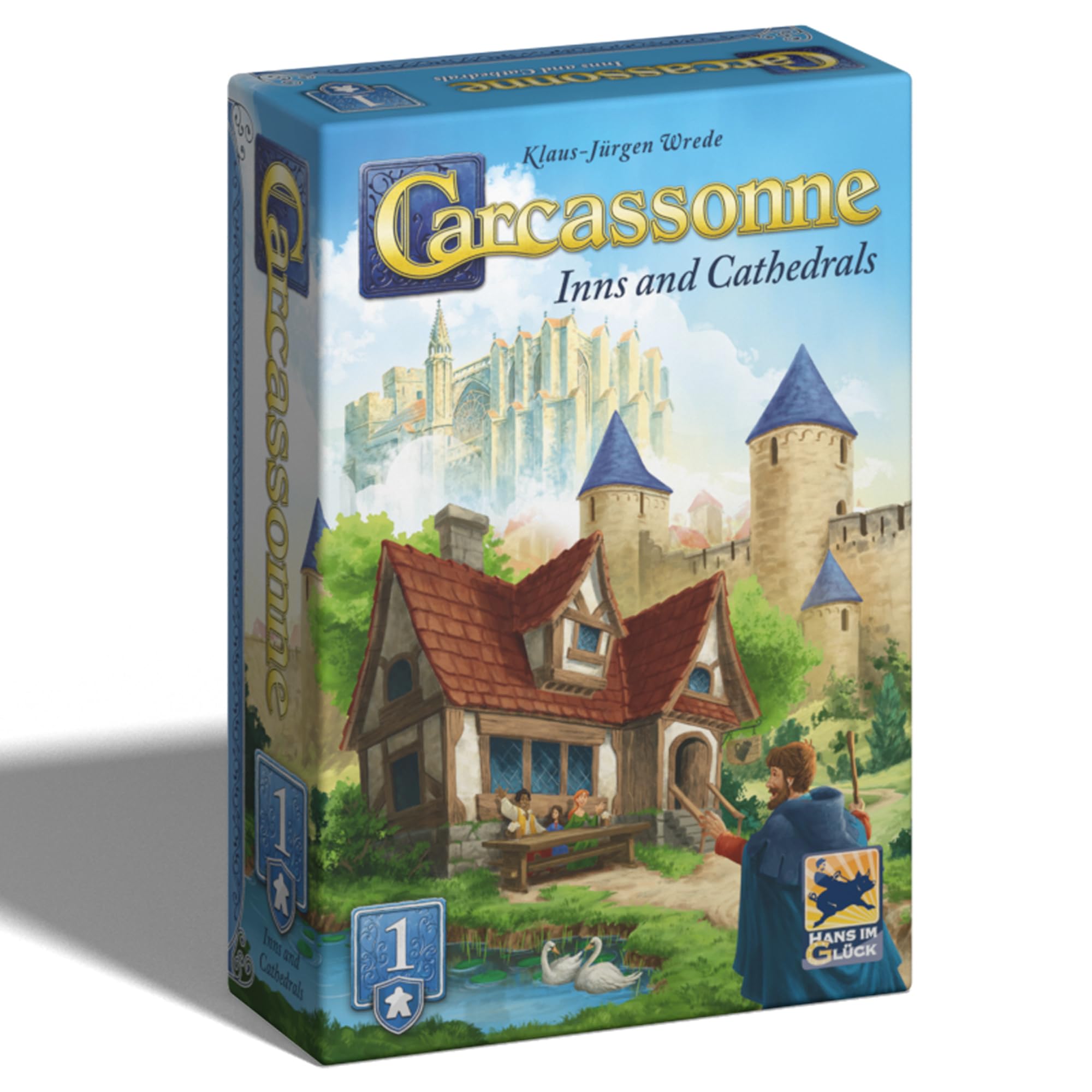 Hans im Glück Carcassonne: Inns & Cathedrals Expansion 1 Refresh Board Game