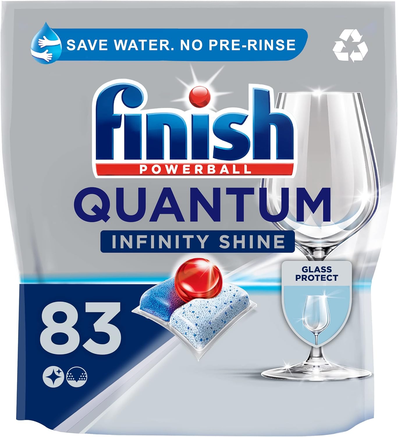 Finish Quantum Infinity Shine Geschirrspültabs (83 Stück)