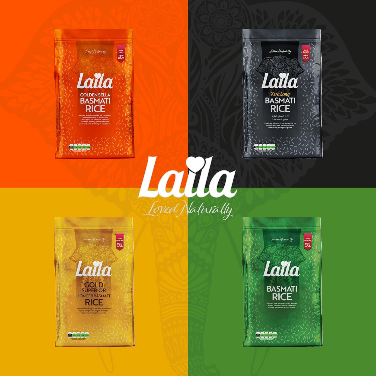LAILA - Gold Basmati Reis Extra Langkorn 1kg