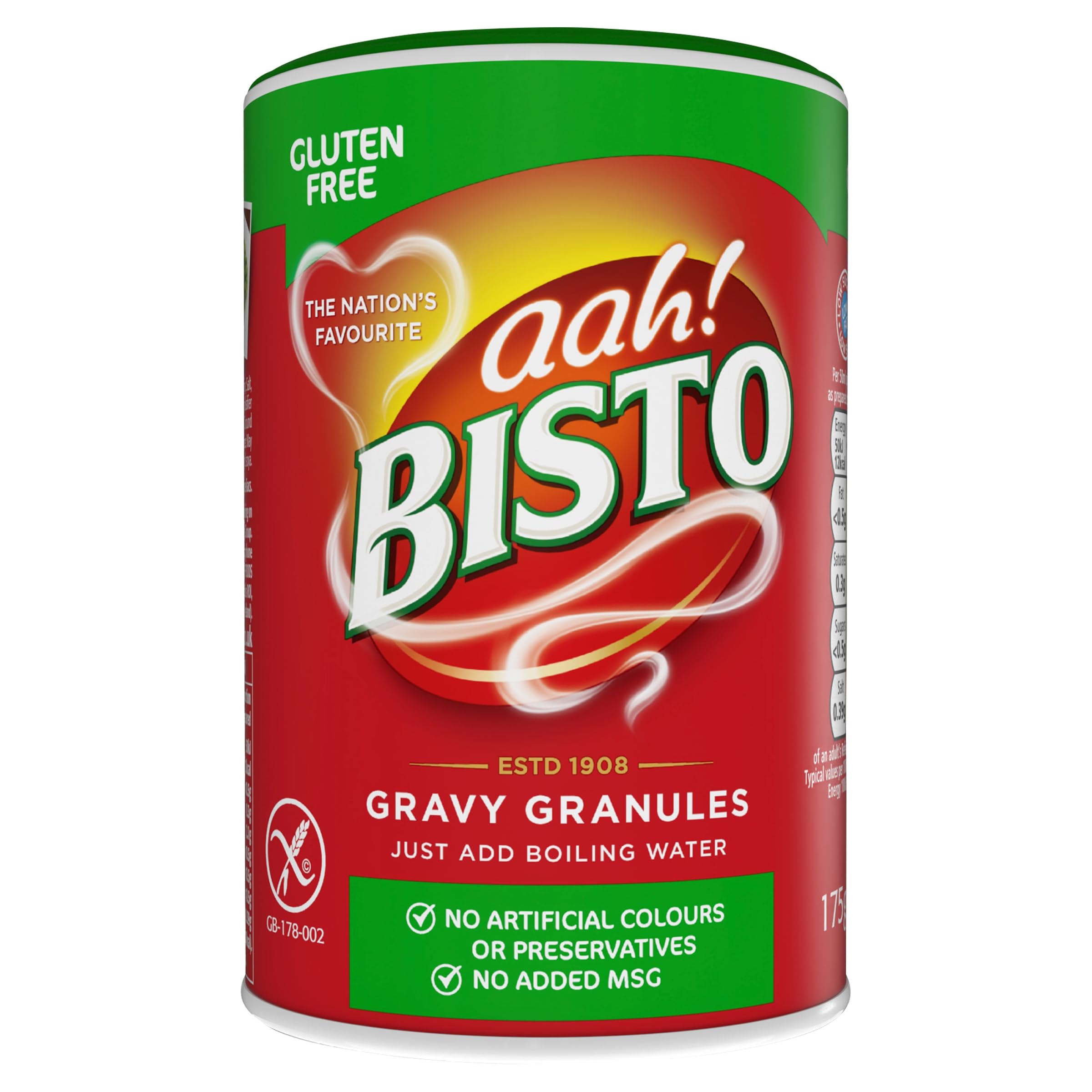 Bisto, aromatisches und köstliches glutenfreies Soßengranulat, 175 g