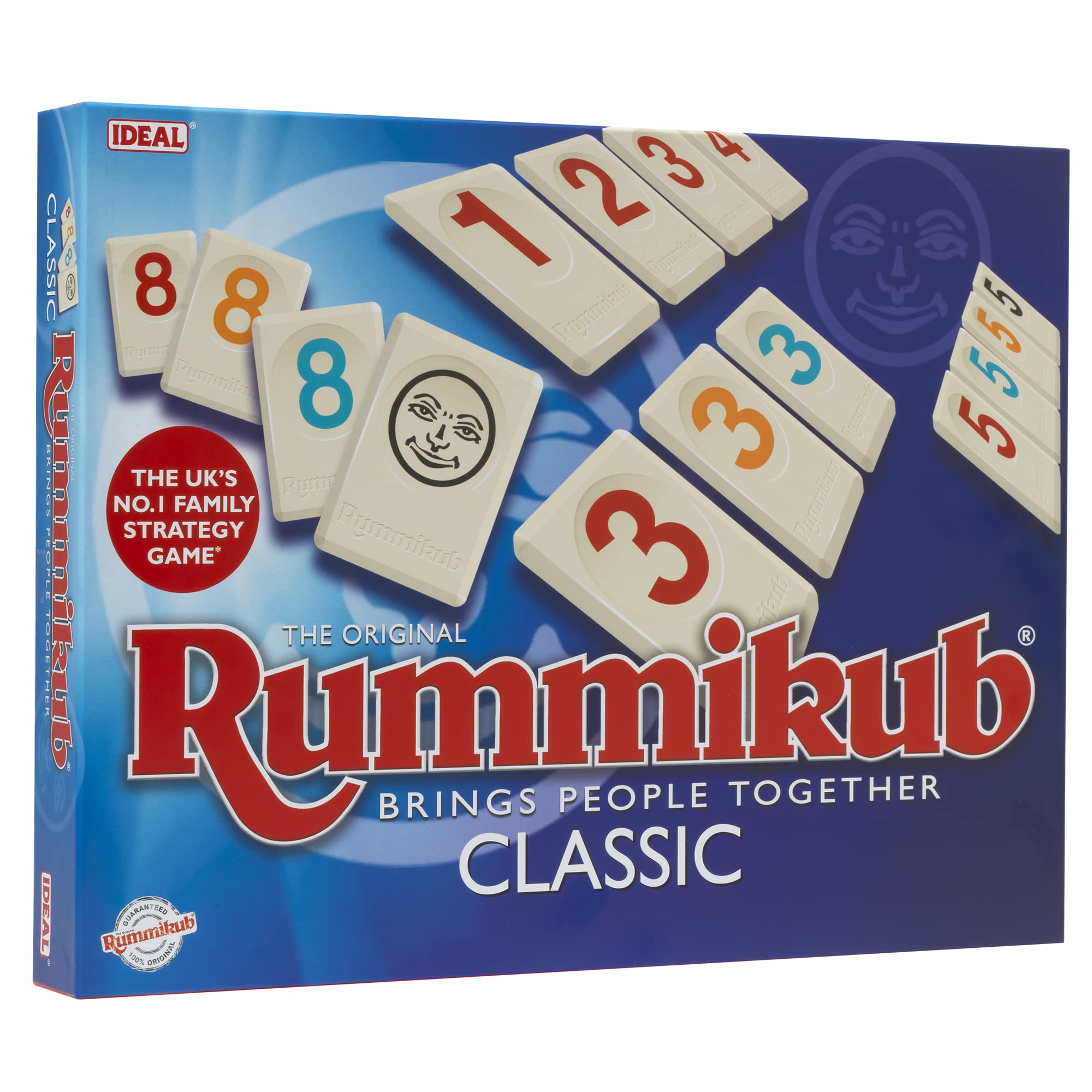 Ideales Rummikub-Strategiespiel mit klassischen Zahlen
