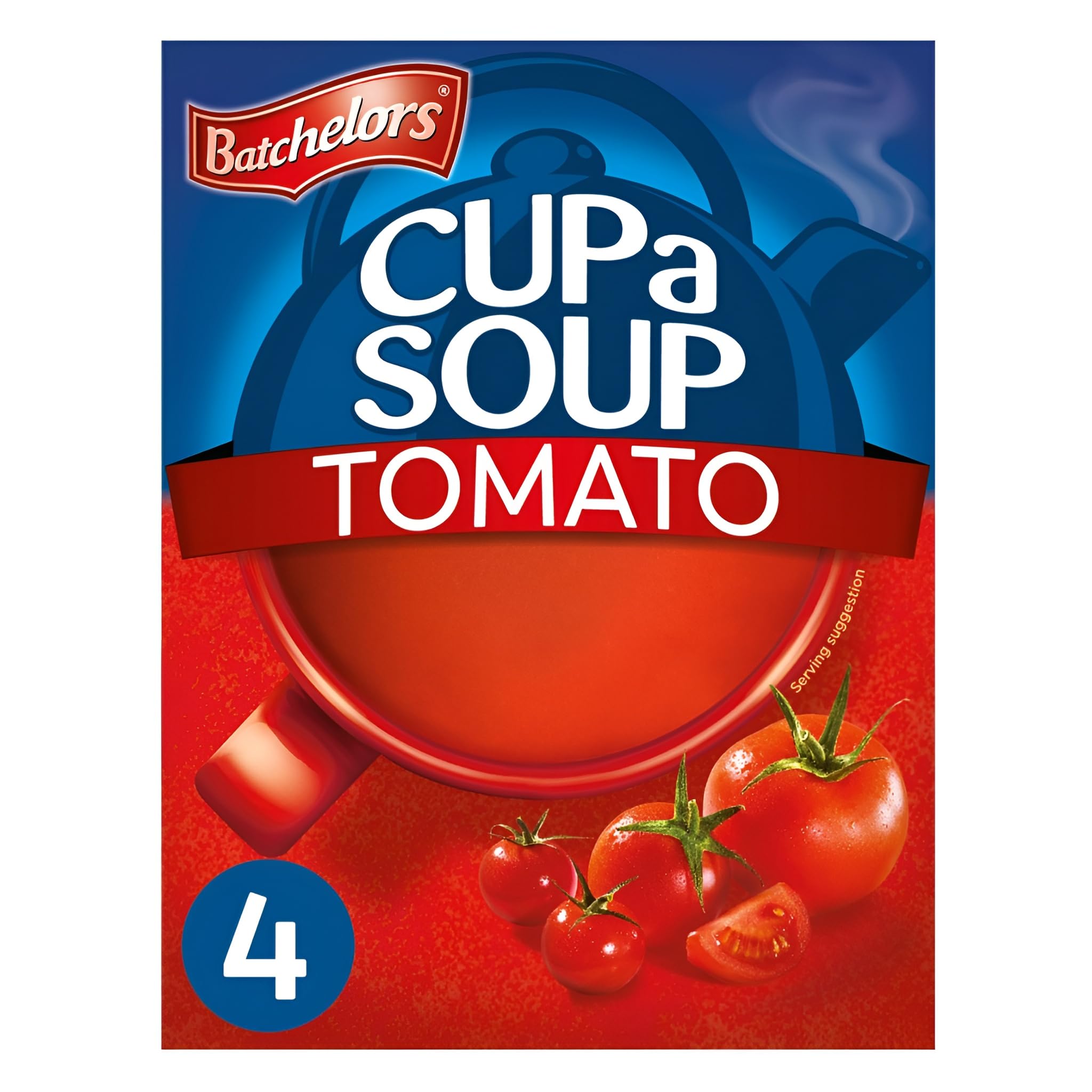 Batchelors Cup a Soup Tomaten-Instantsuppe in Beuteln, 4 Beutel, 93 g