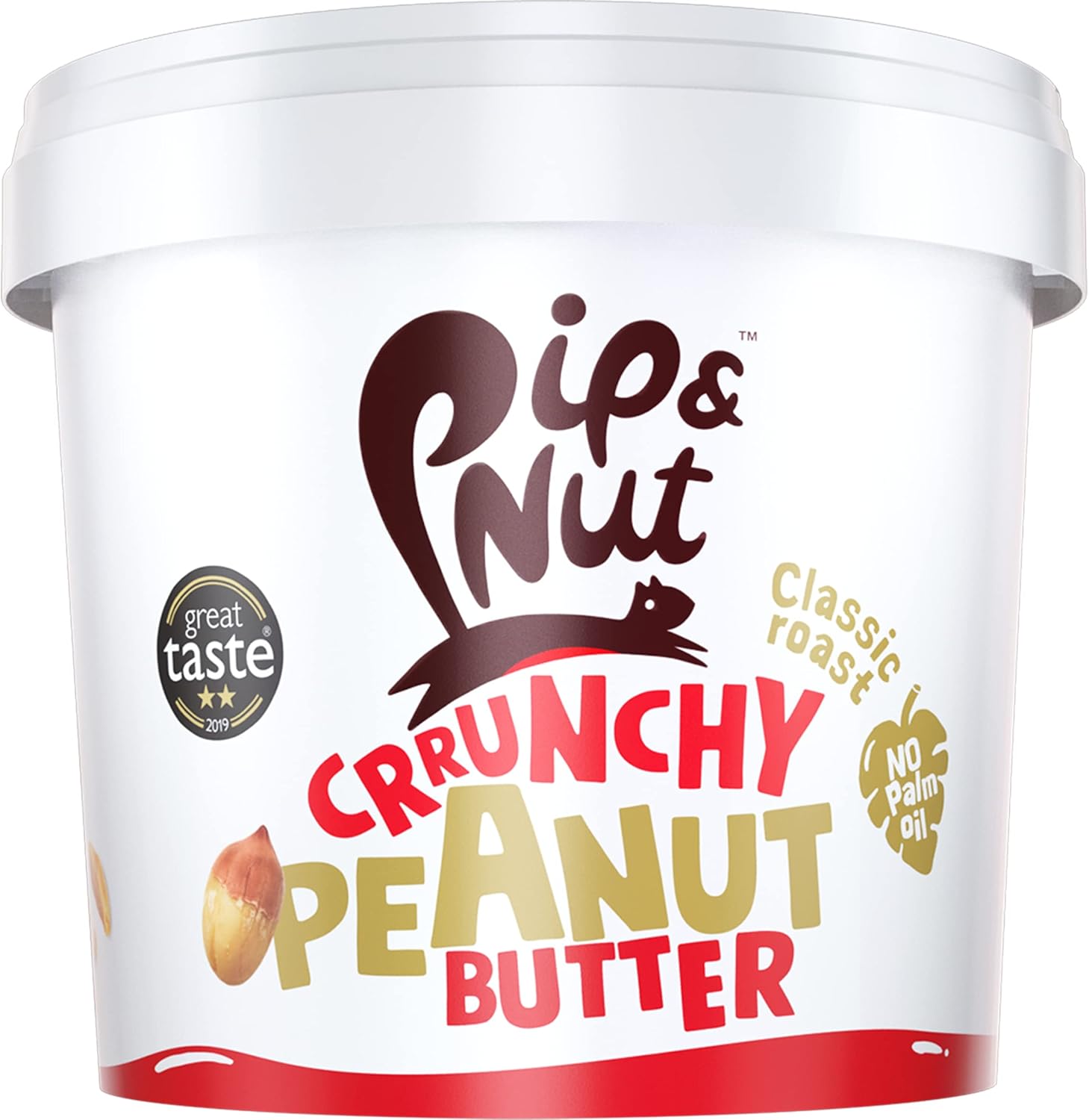 Pip & Nut Knusprige Erdnussbutter, 1 kg